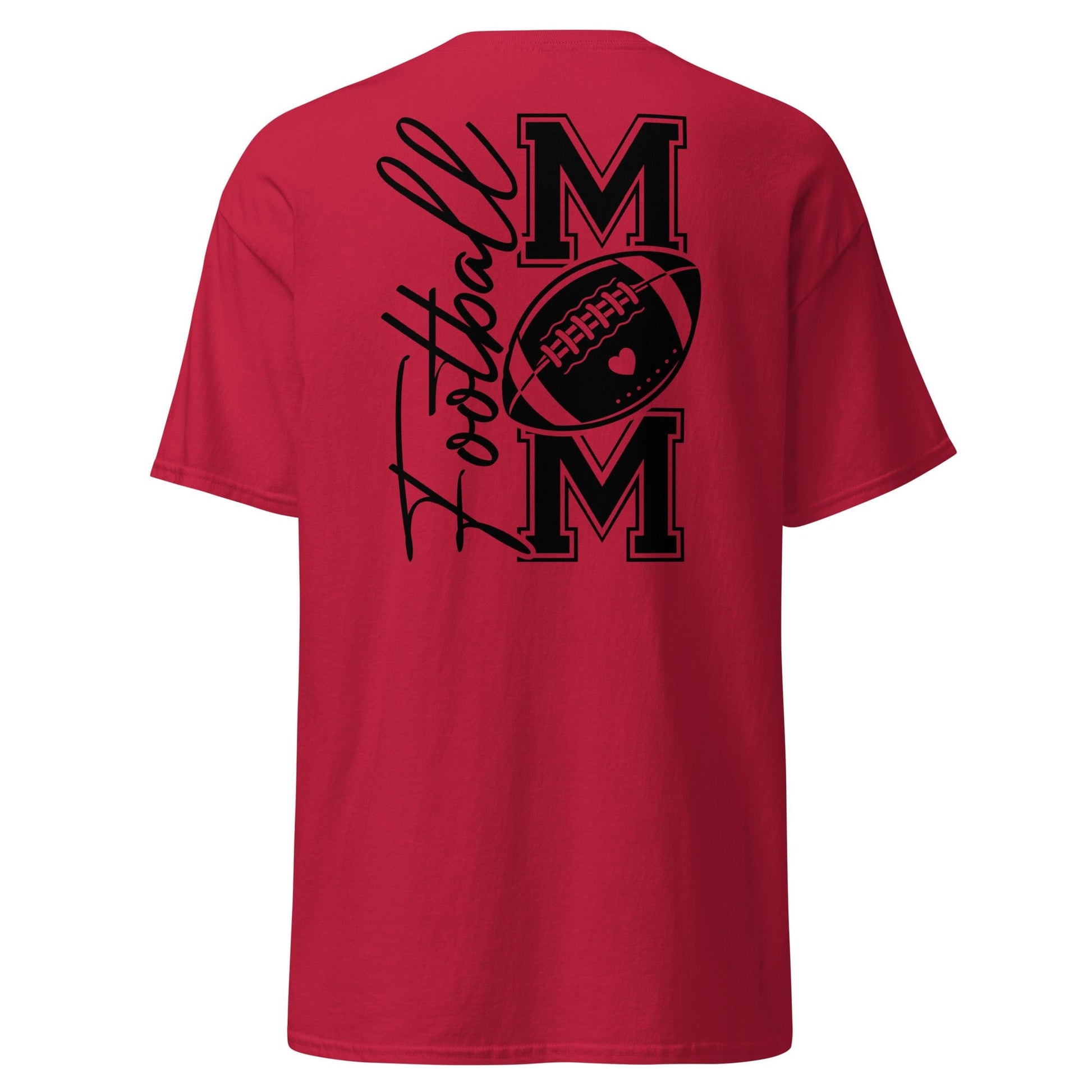 Football Mom Shirt (back) Cardinal / S Spirit Gear Collective T-Shirt