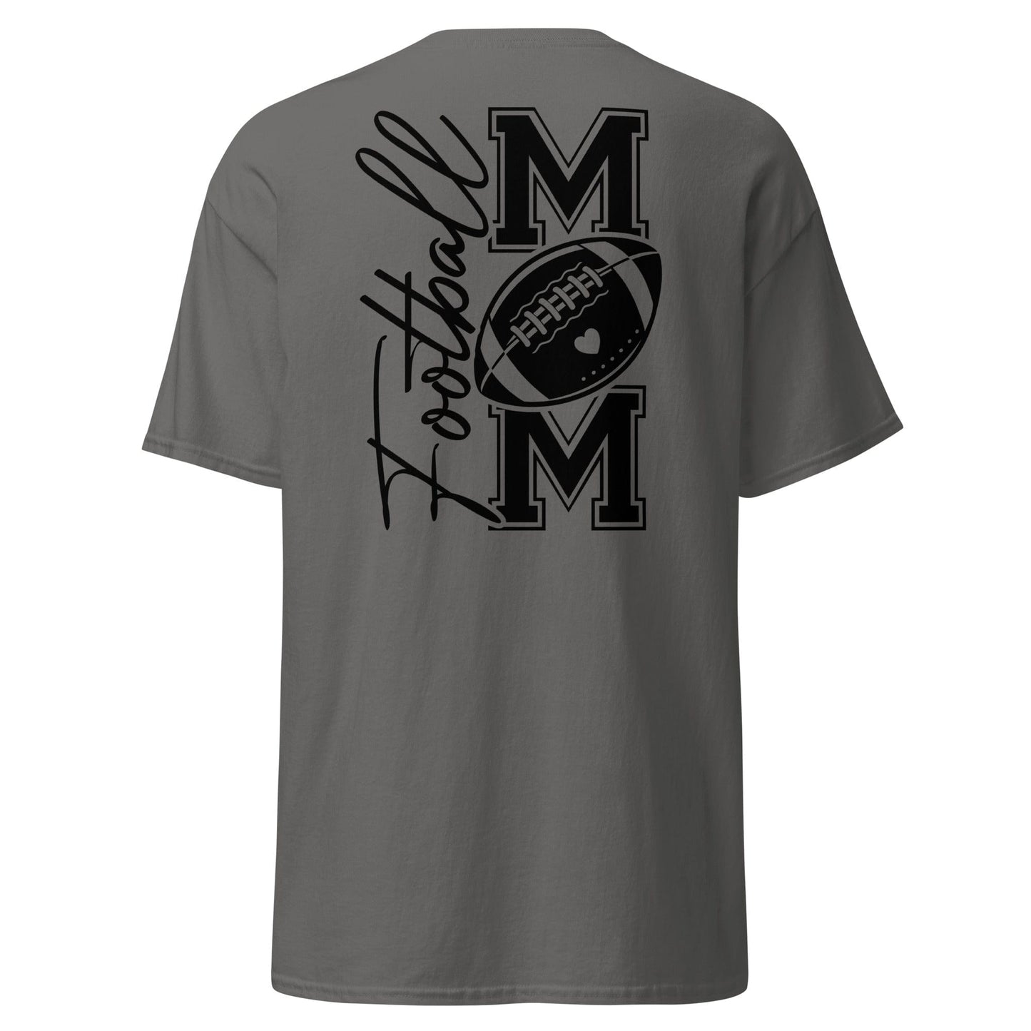 Football Mom Shirt (back) Charcoal / S Spirit Gear Collective T-Shirt