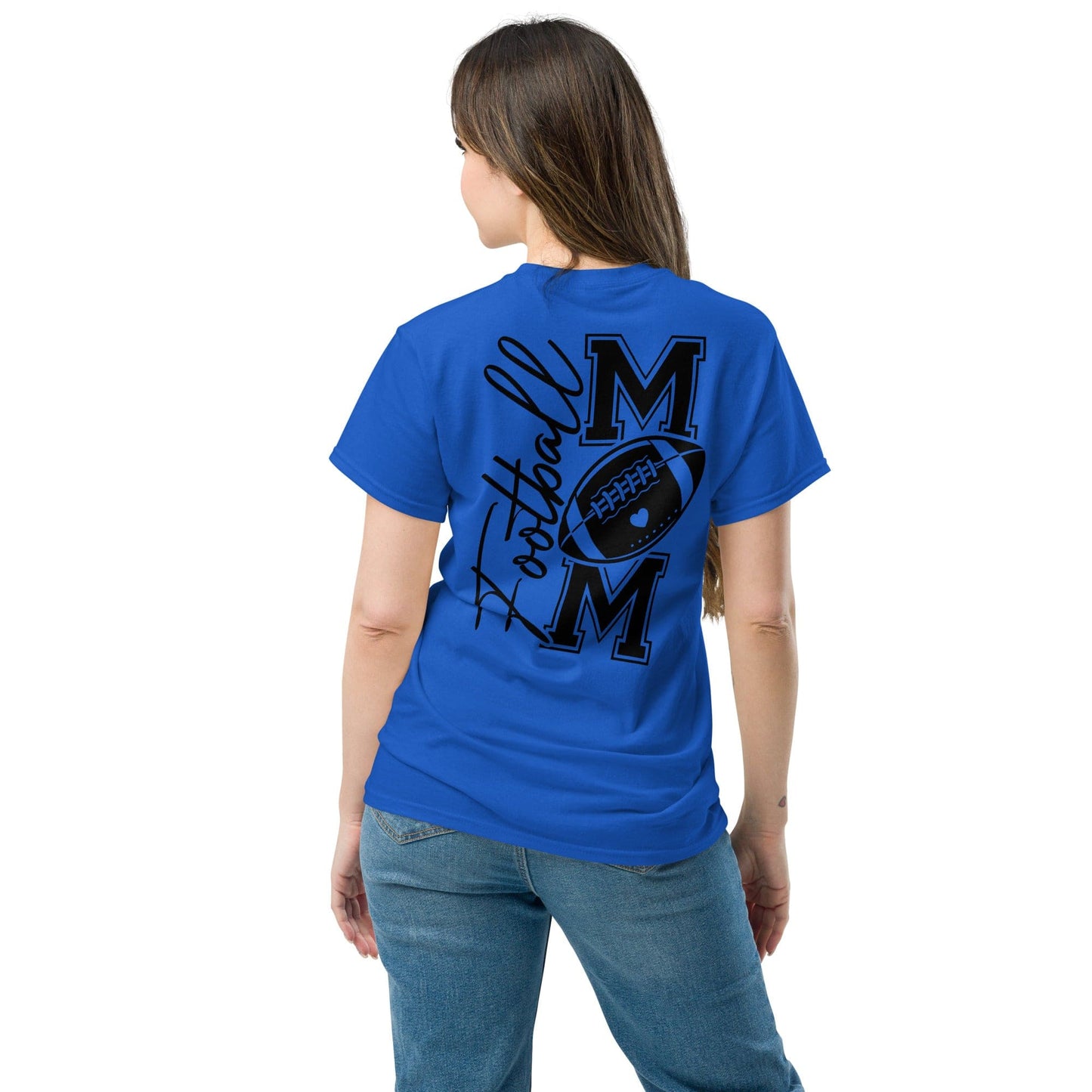 Football Mom Shirt (back) Spirit Gear Collective T-Shirt