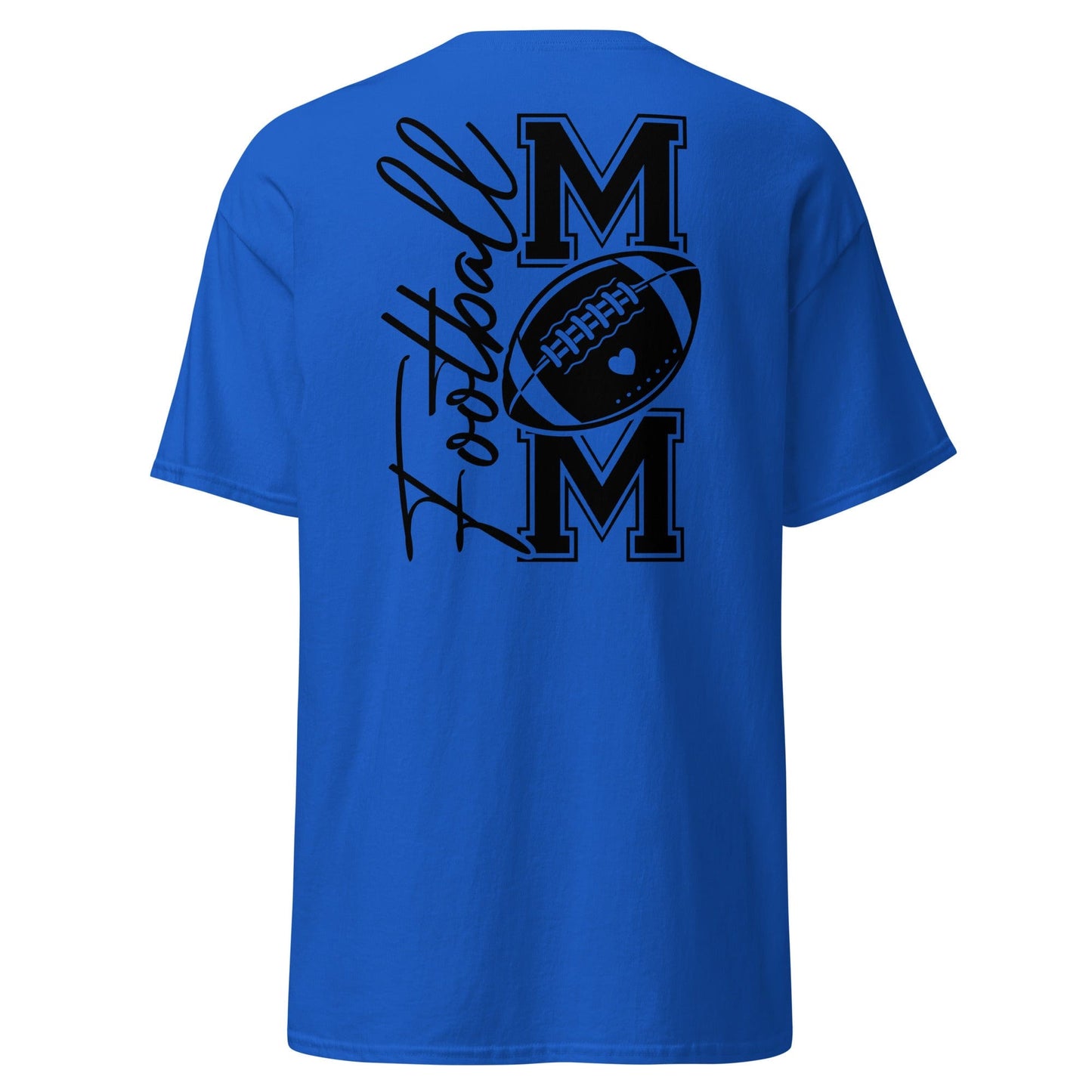 Football Mom Shirt (back) Royal / S Spirit Gear Collective T-Shirt