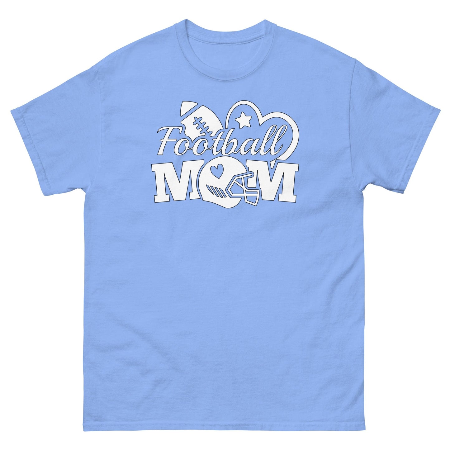 Football Mom Shirt Carolina Blue / S Spirit Gear Collective T-Shirt