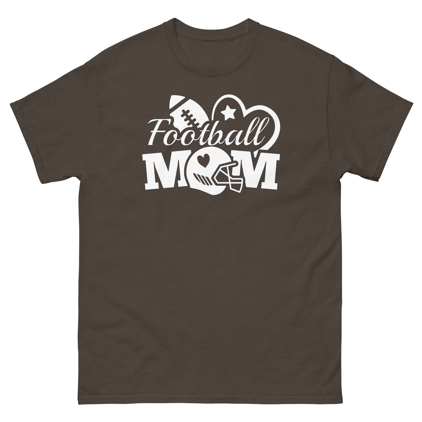 Football Mom Shirt Dark Chocolate / S Spirit Gear Collective T-Shirt