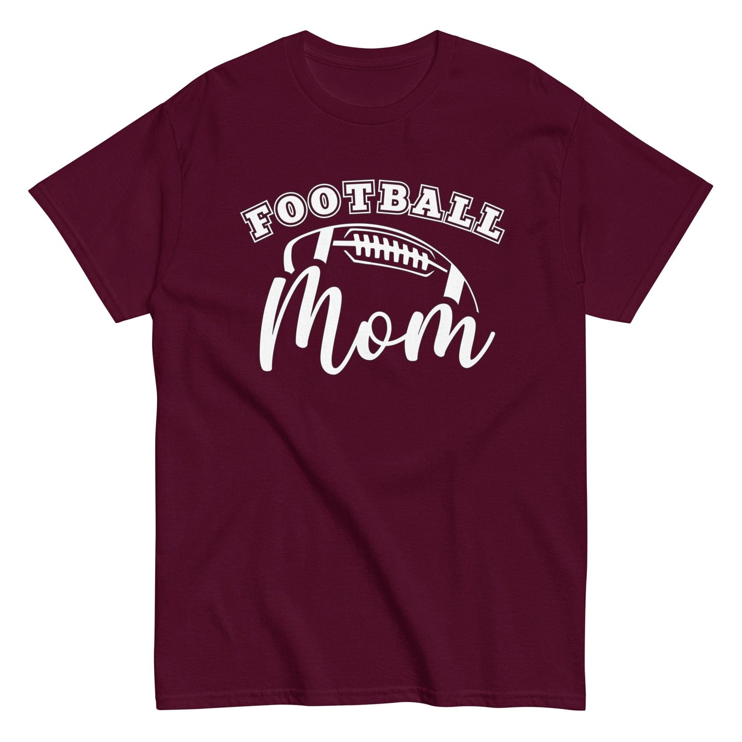 Football Mom Shirt Maroon / S Spirit Gear Collective T-Shirt