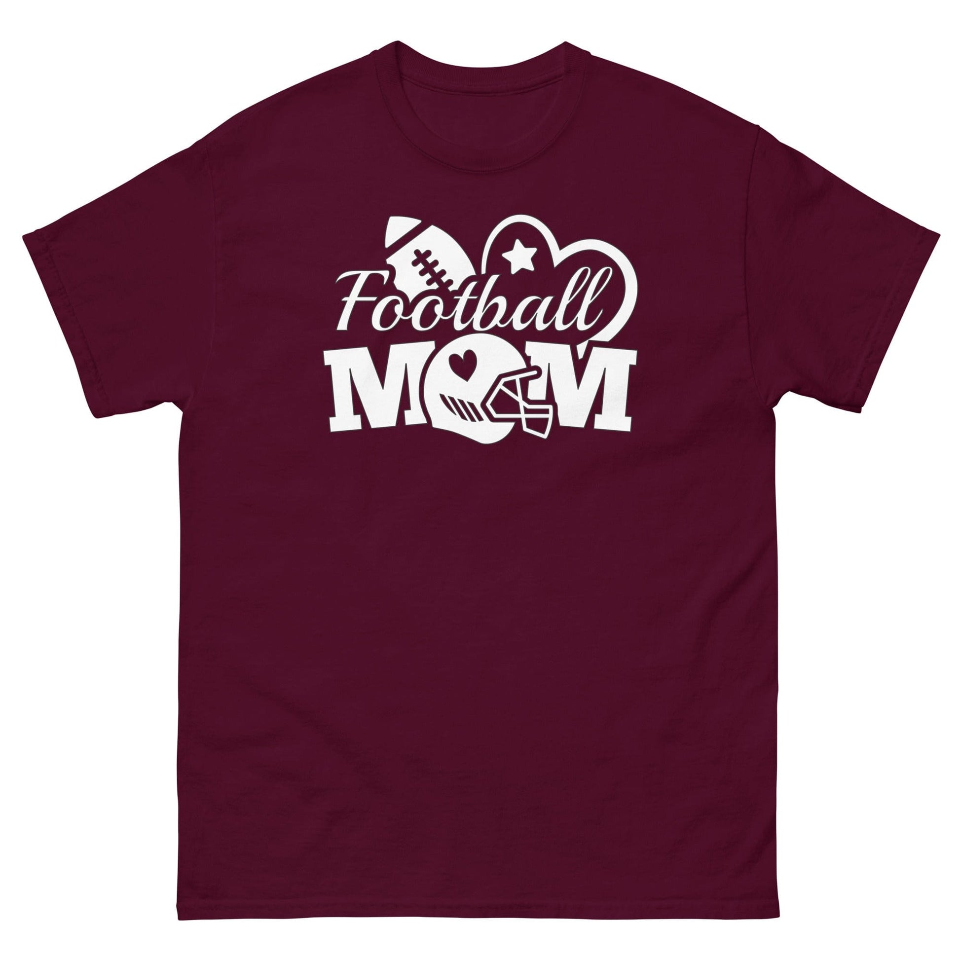 Football Mom Shirt Maroon / S Spirit Gear Collective T-Shirt