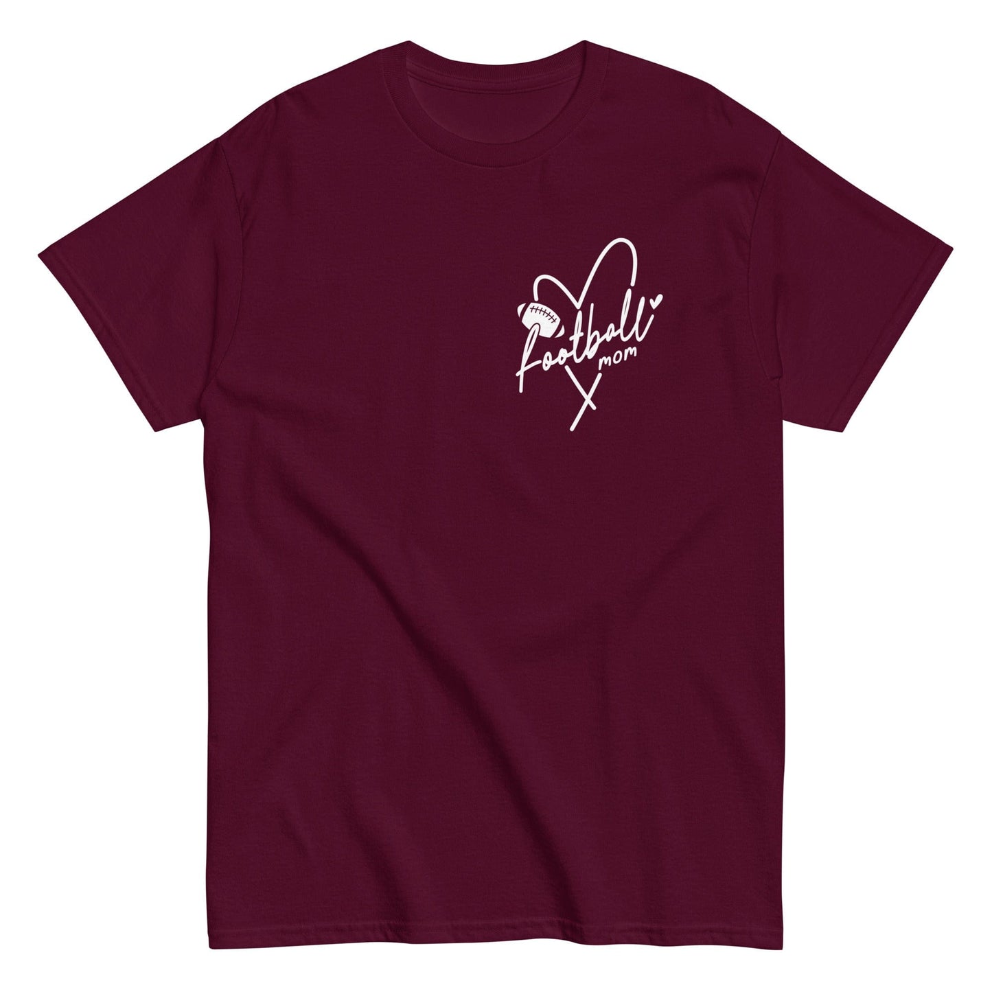Football Mom Shirt Maroon / S Spirit Gear Collective T-Shirt