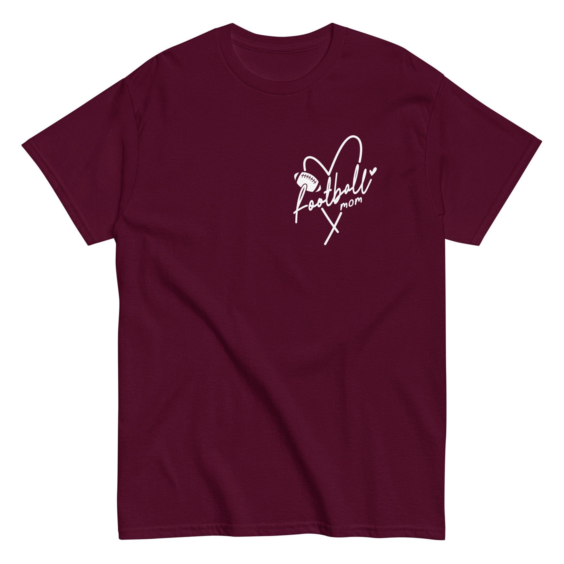 Football Mom Shirt Maroon / S Spirit Gear Collective T-Shirt