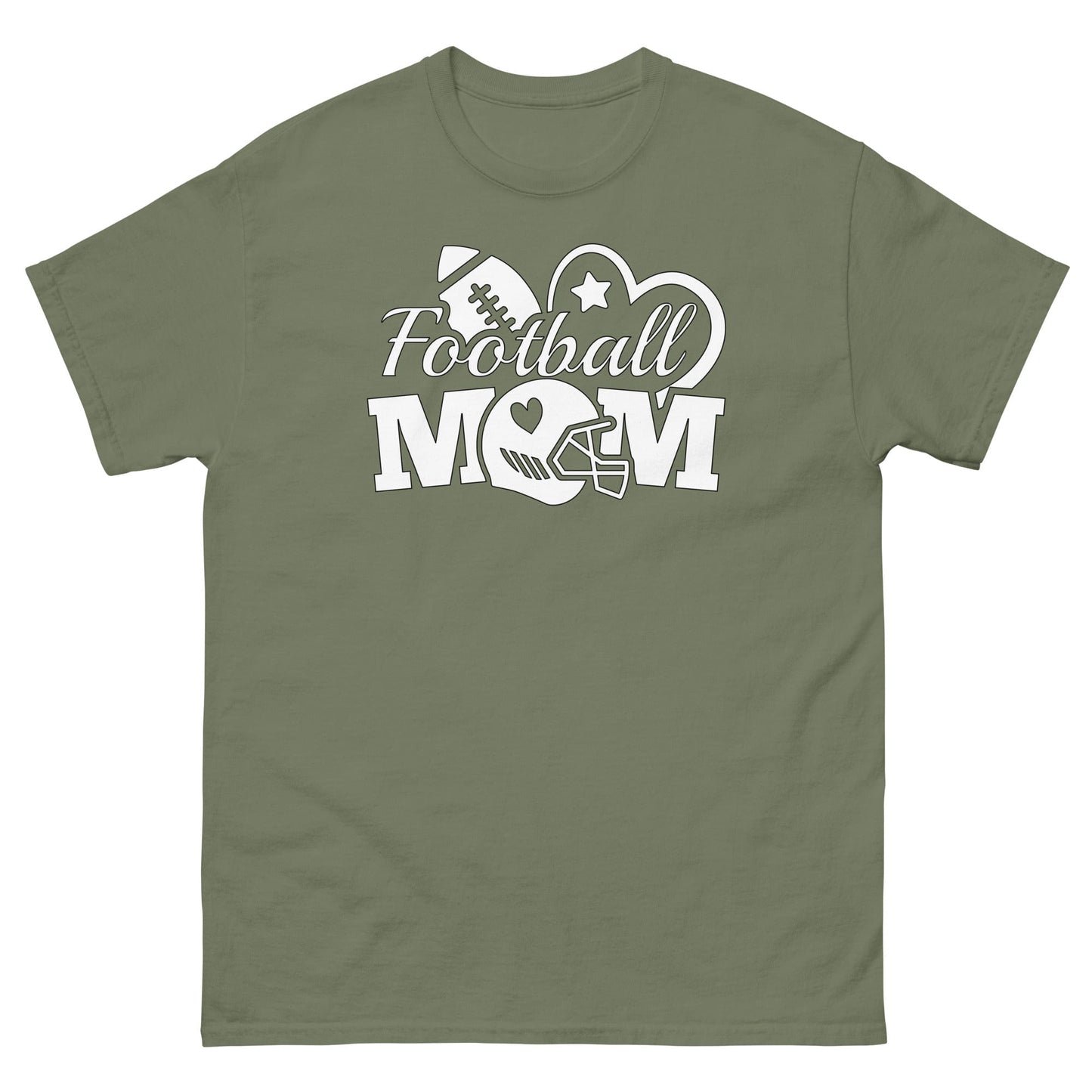 Football Mom Shirt Military Green / S Spirit Gear Collective T-Shirt