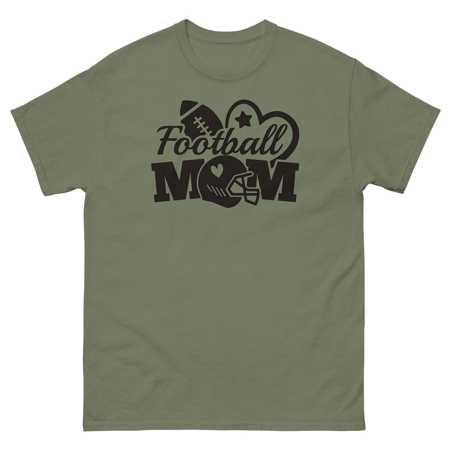 Football Mom Shirt Military Green / S Spirit Gear Collective T-Shirt