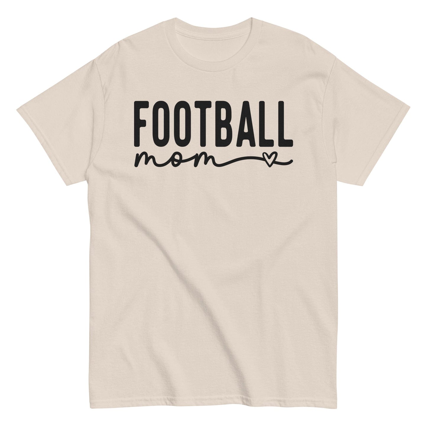 Football Mom Shirt Natural / S Spirit Gear Collective T-Shirt