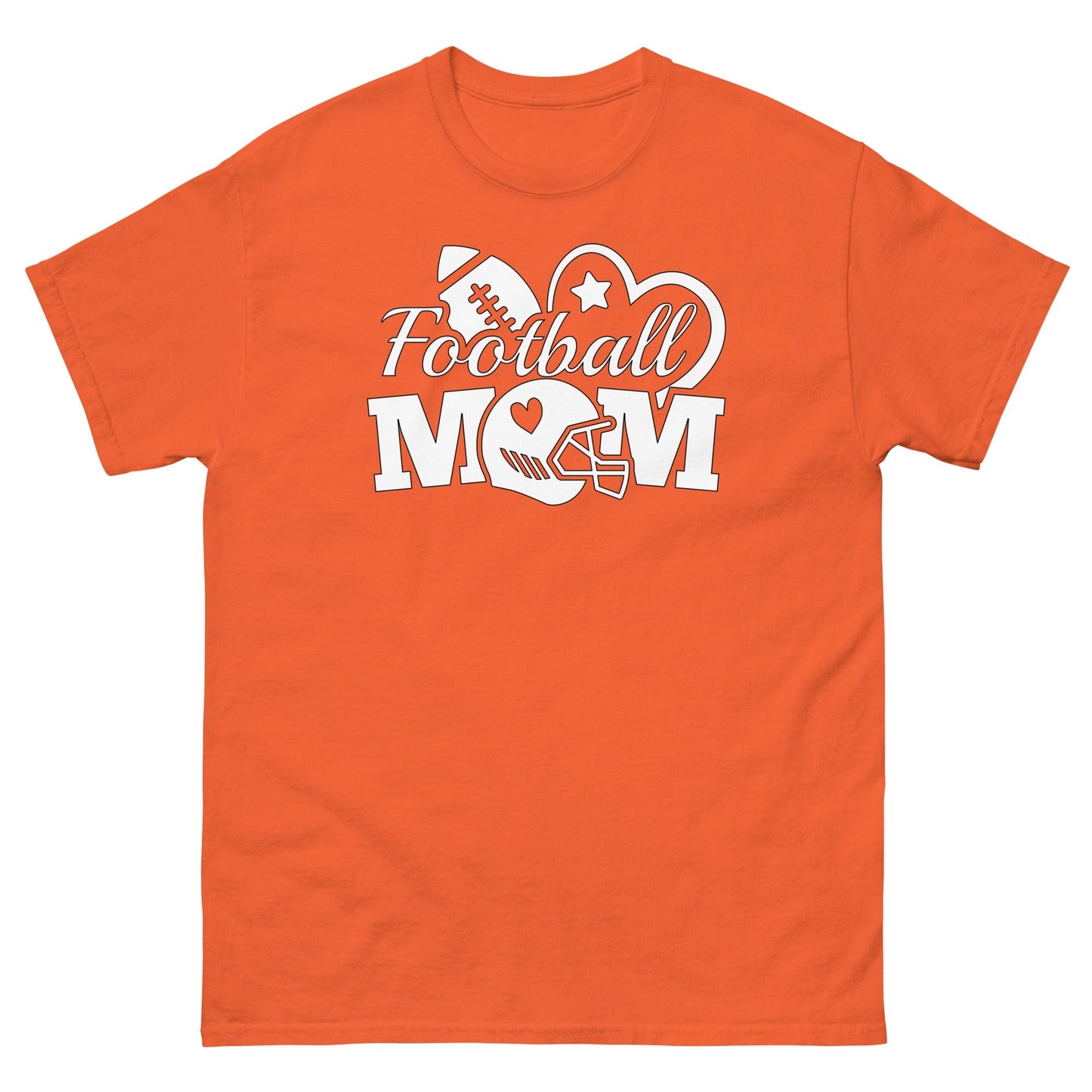 Football Mom Shirt Orange / S Spirit Gear Collective T-Shirt