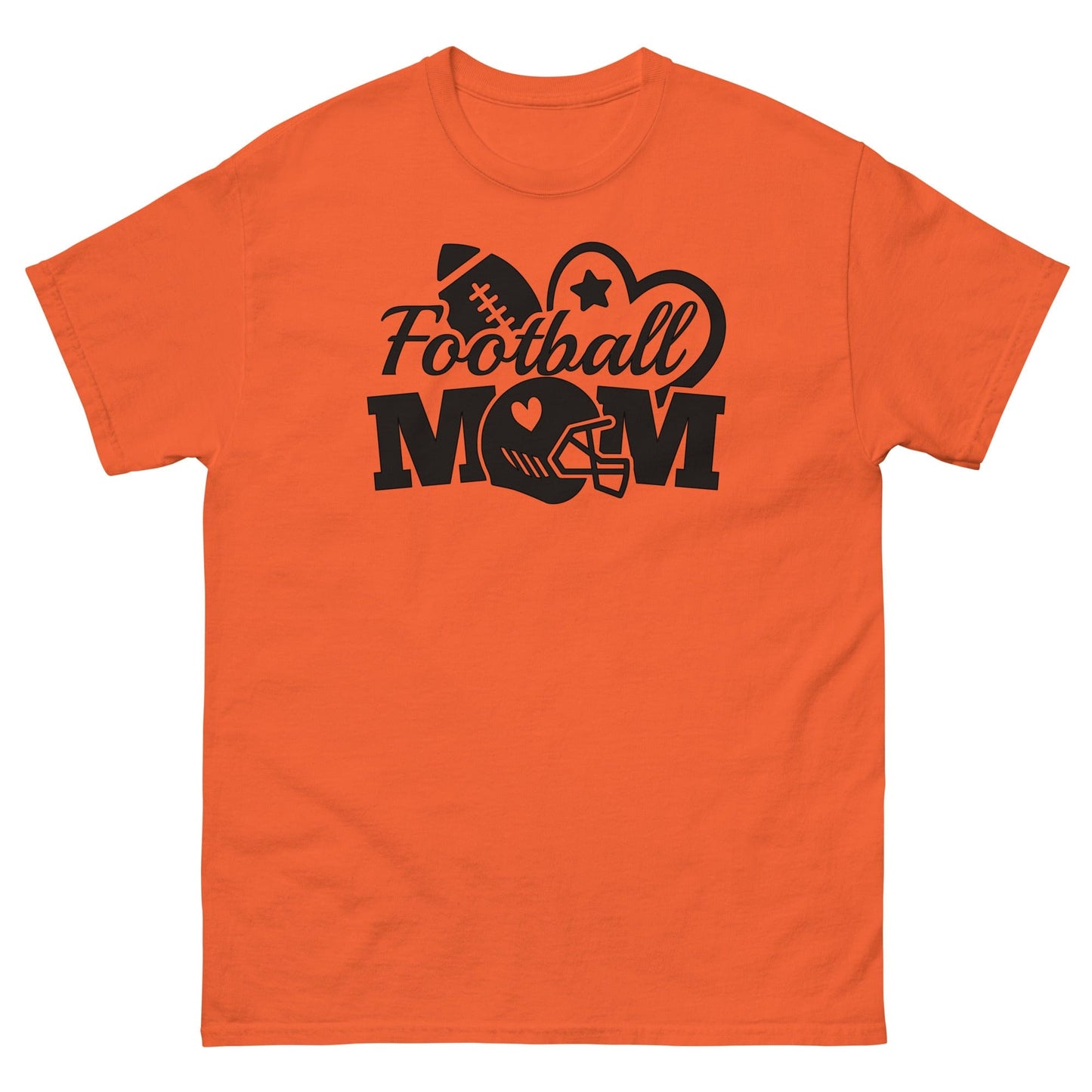Football Mom Shirt Orange / S Spirit Gear Collective T-Shirt