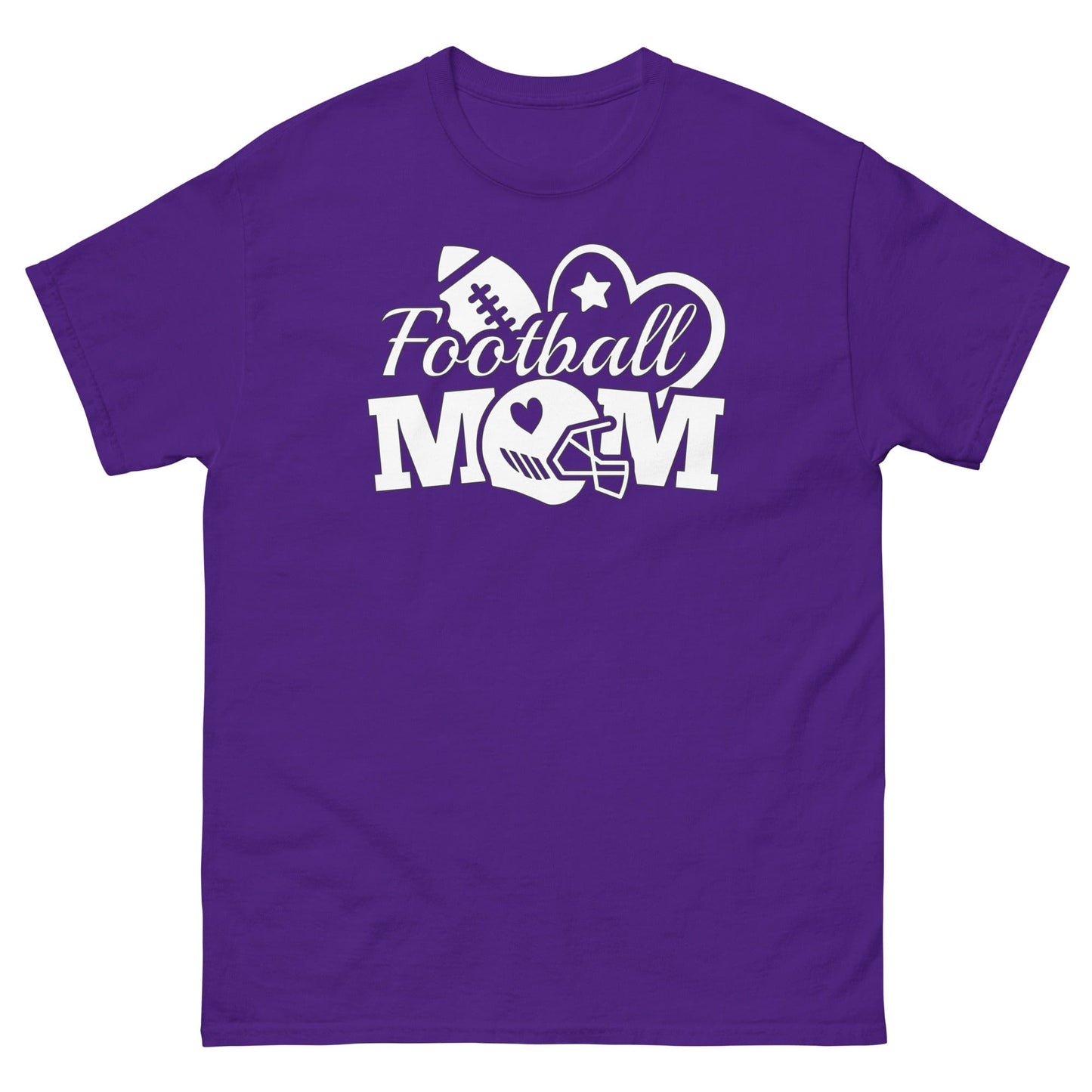 Football Mom Shirt Purple / S Spirit Gear Collective T-Shirt