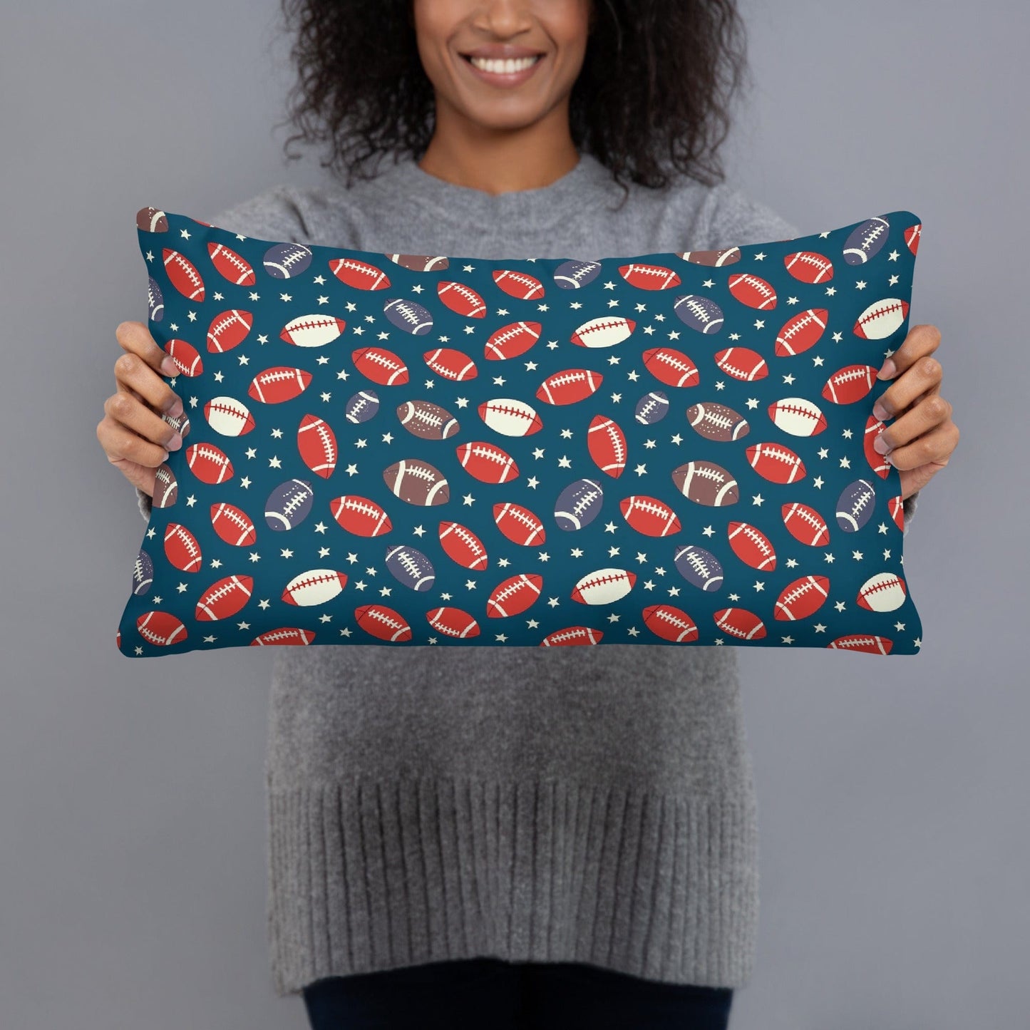 Football Pillow 20″×12″ Spirit Gear Collective Pillow