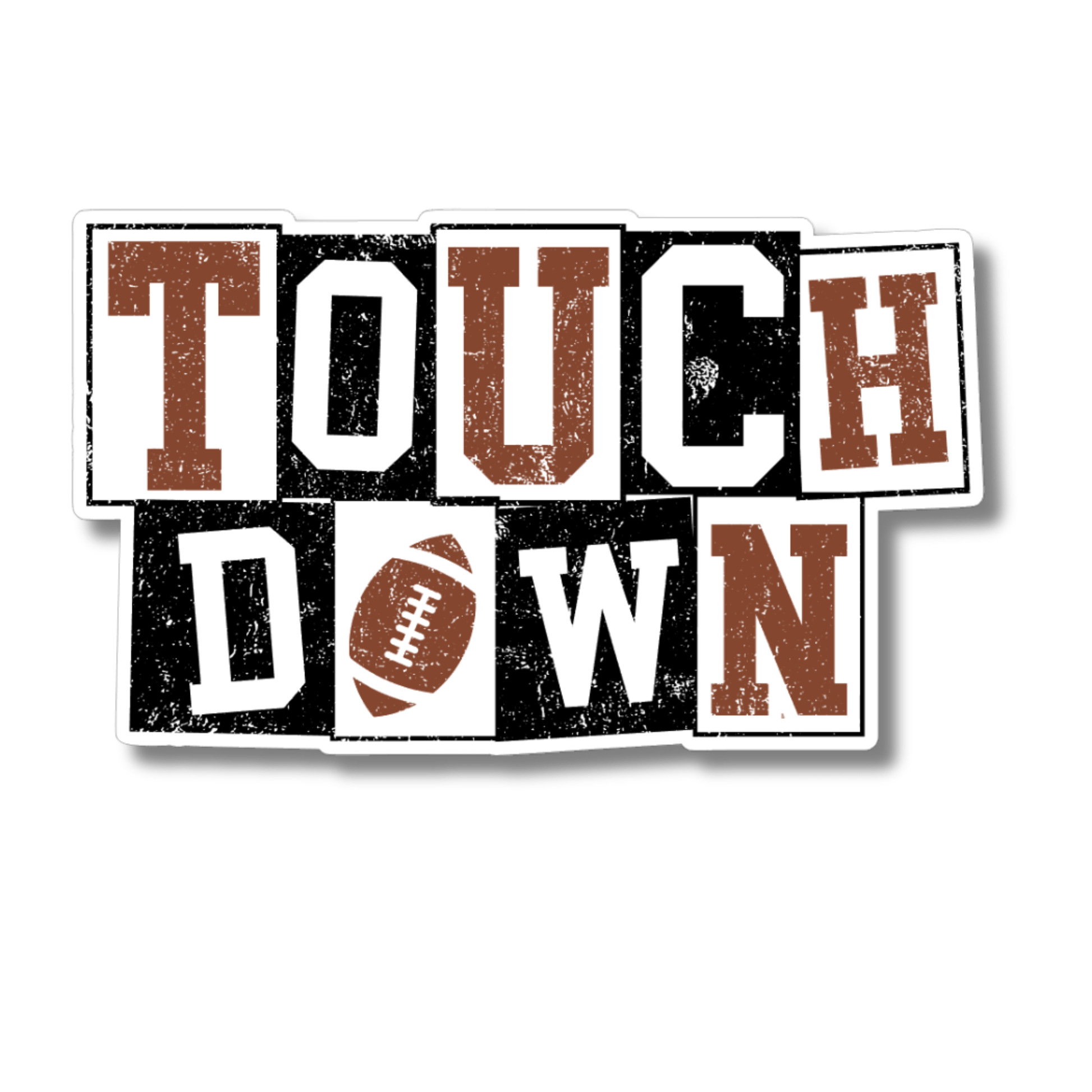 Football Touch Down Sticker Spirit Gear Collective Sticker