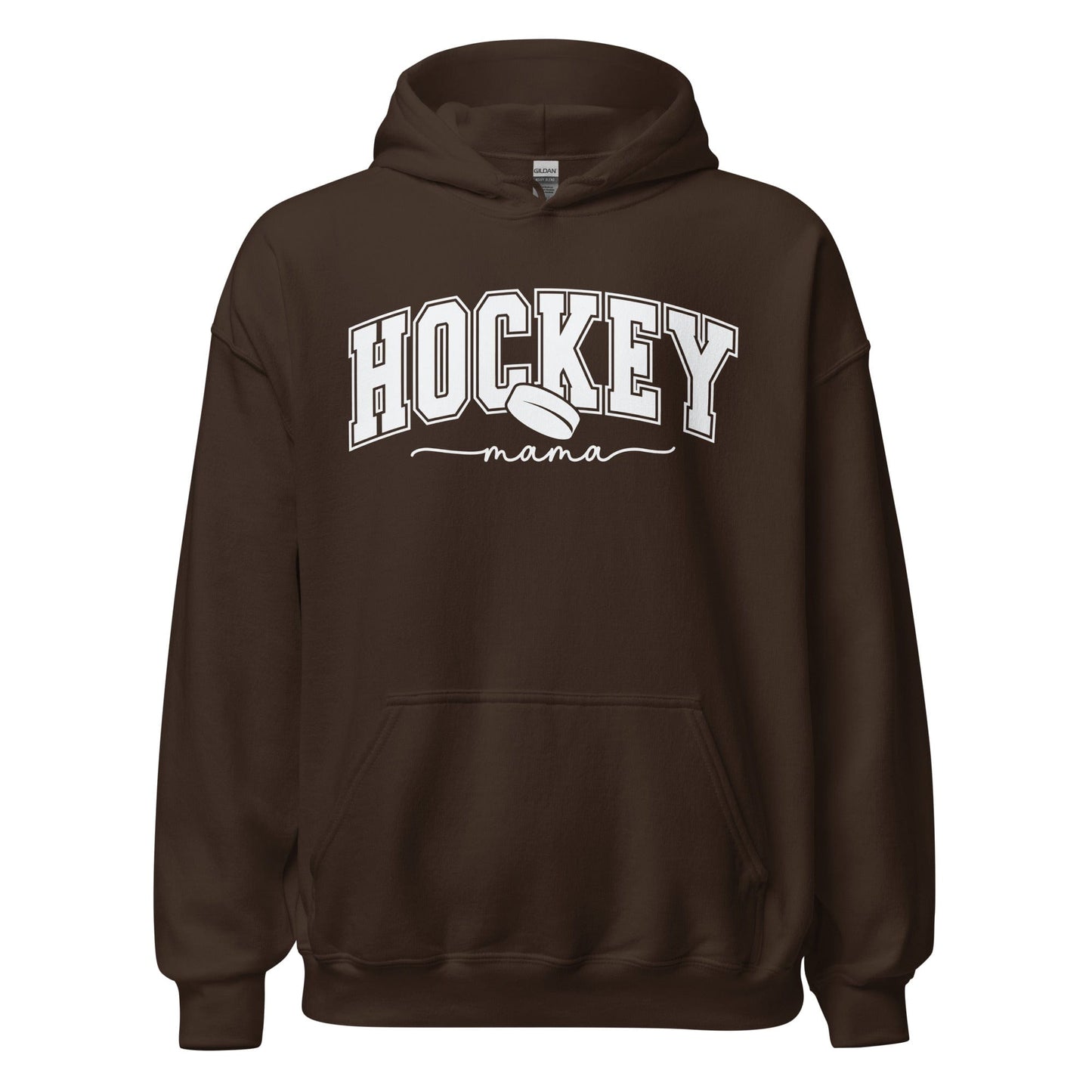 Hockey Mama Hoodie Dark Chocolate / S Spirit Gear Collective Hoodie