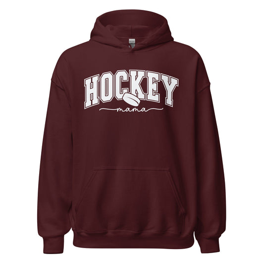 Hockey Mama Hoodie Maroon / S Spirit Gear Collective Hoodie