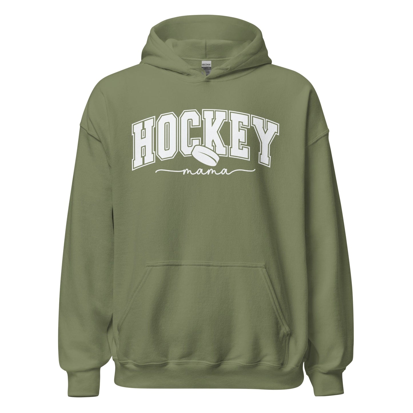 Hockey Mama Hoodie Military Green / S Spirit Gear Collective Hoodie