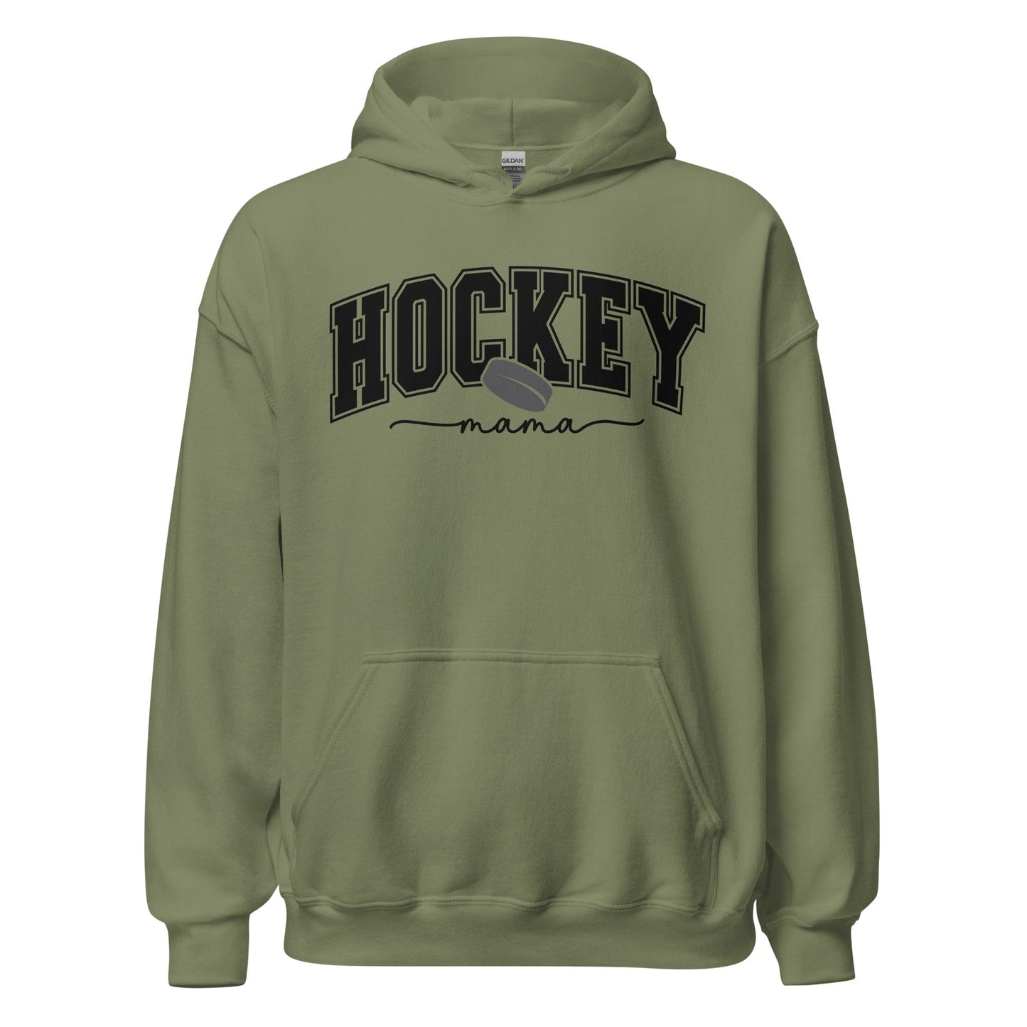 Hockey Mama Hoodie Military Green / S Spirit Gear Collective Hoodie