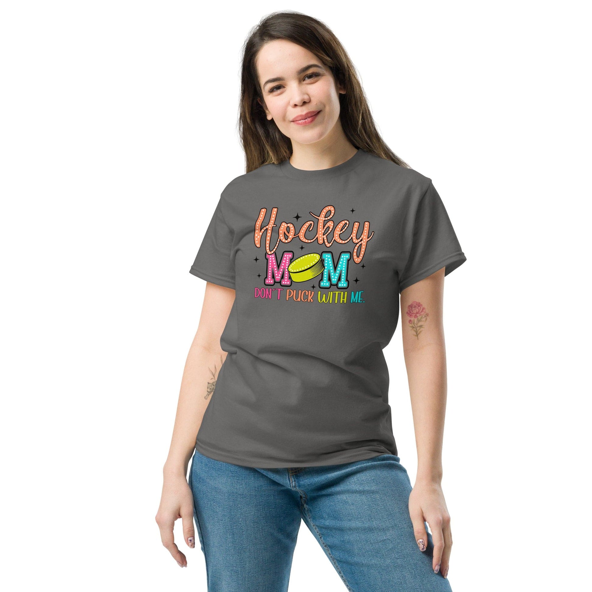 Hockey Mom Don't Puck with Me Shirt Spirit Gear Collective T-Shirt