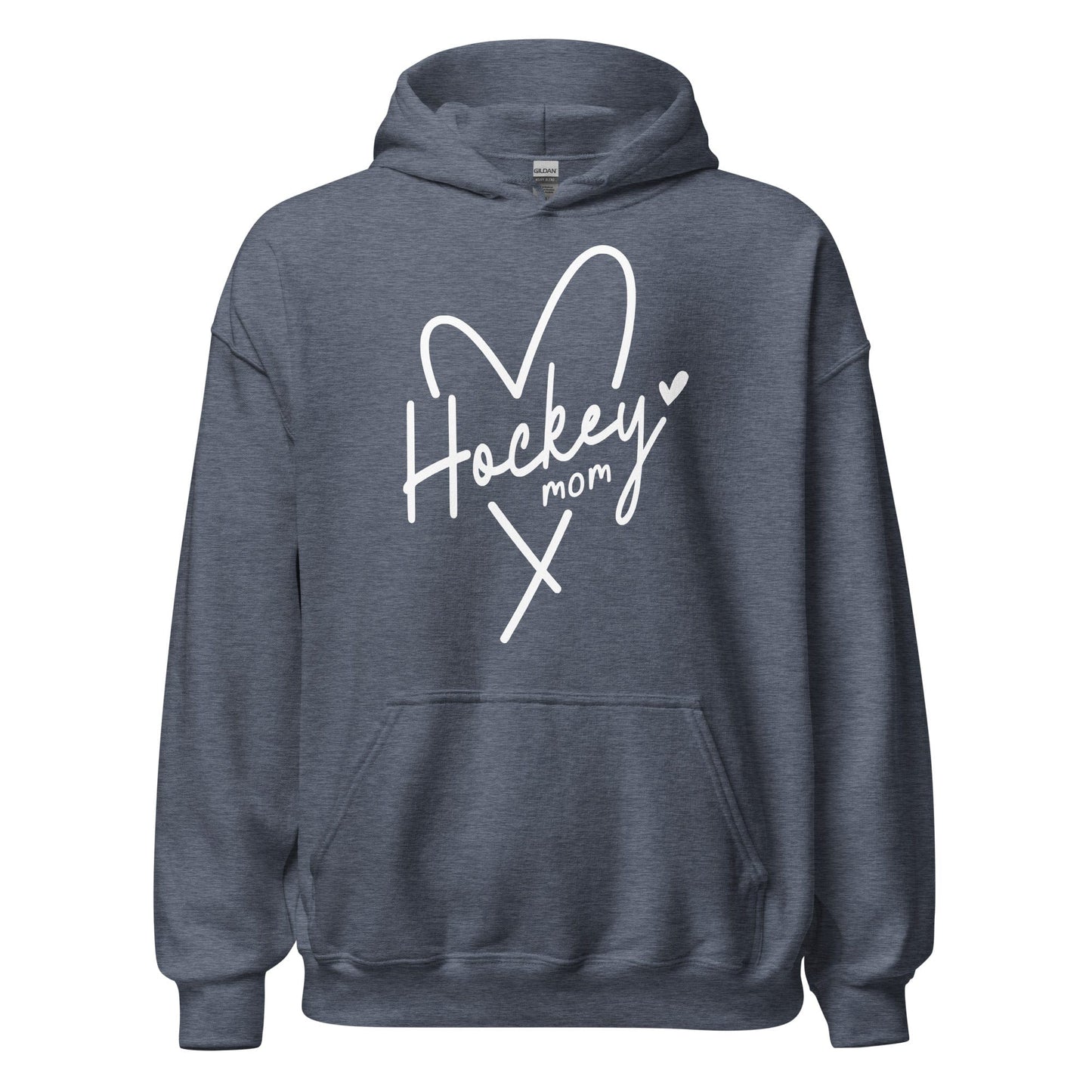 Hockey Mom Hoodie Heather Sport Dark Navy / S Spirit Gear Collective Hoodie