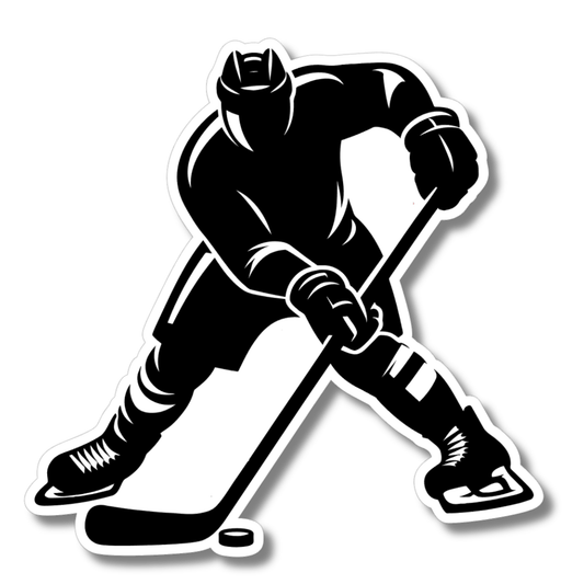 Ice Hockey Player Sticker Spirit Gear Collective Sticker