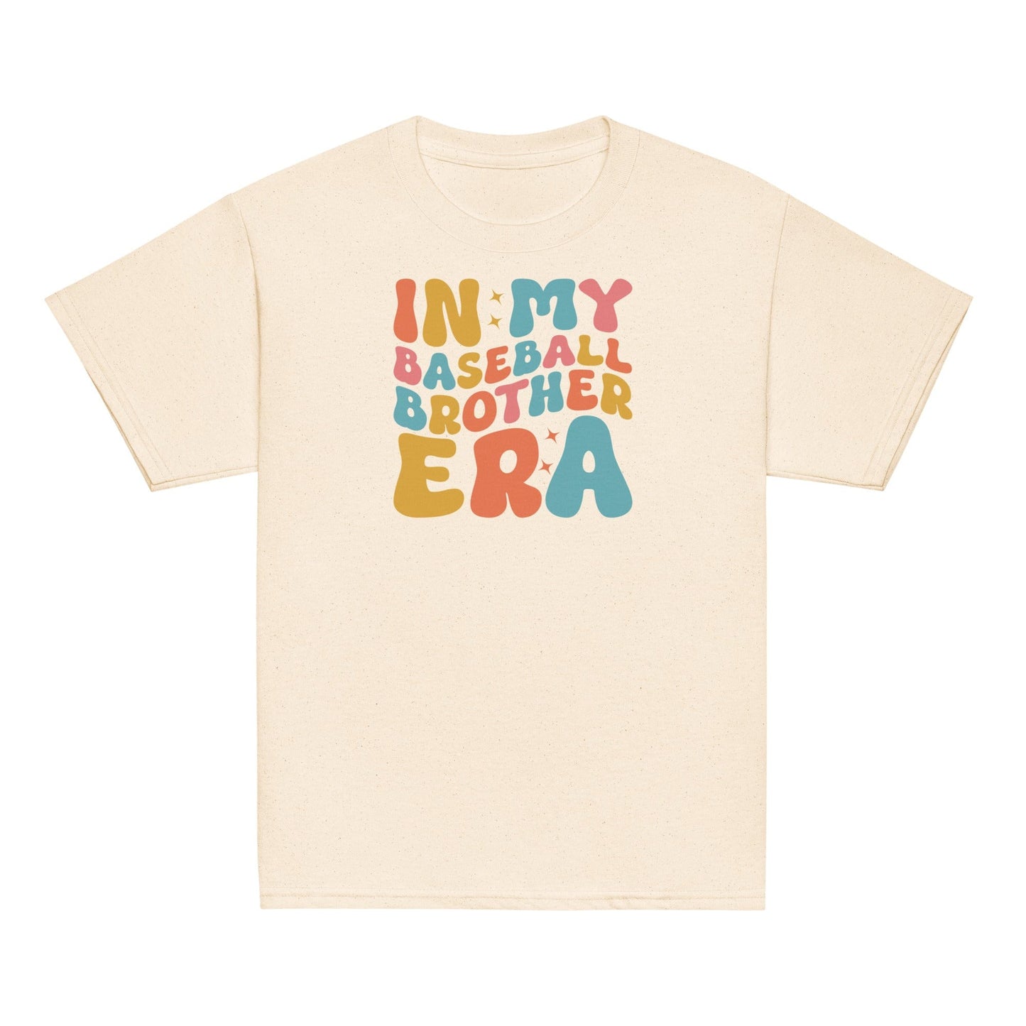 In My Baseball Brother Era Shirt – Trendy Baseball Sibling Tee Natural / XS Spirit Gear Collective Baseball Brother Shirt