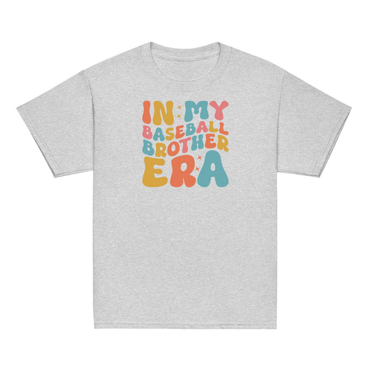 In My Baseball Brother Era Shirt – Trendy Baseball Sibling Tee Sport Grey / XS Spirit Gear Collective Baseball Brother Shirt