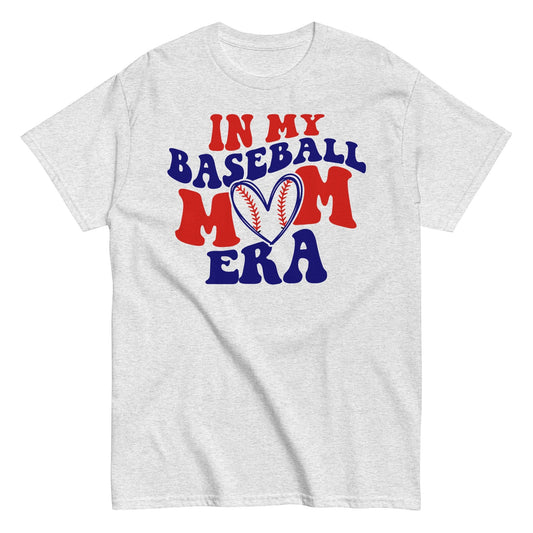 In My Baseball Mom Era T-Shirt – Soft, Stylish, and Game Day Ready Ash / S Spirit Gear Collective T-Shirt