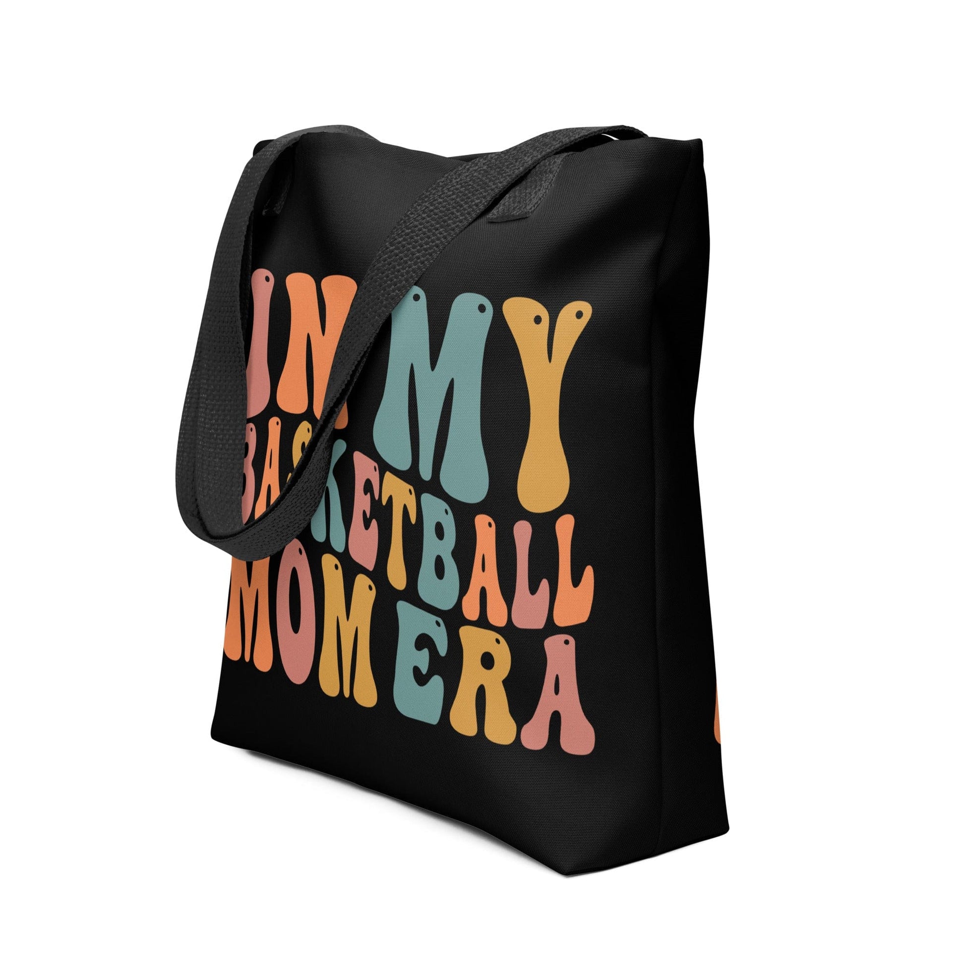 In My Basketball Mom Era – Black Tote Bag Spirit Gear Collective tote bag