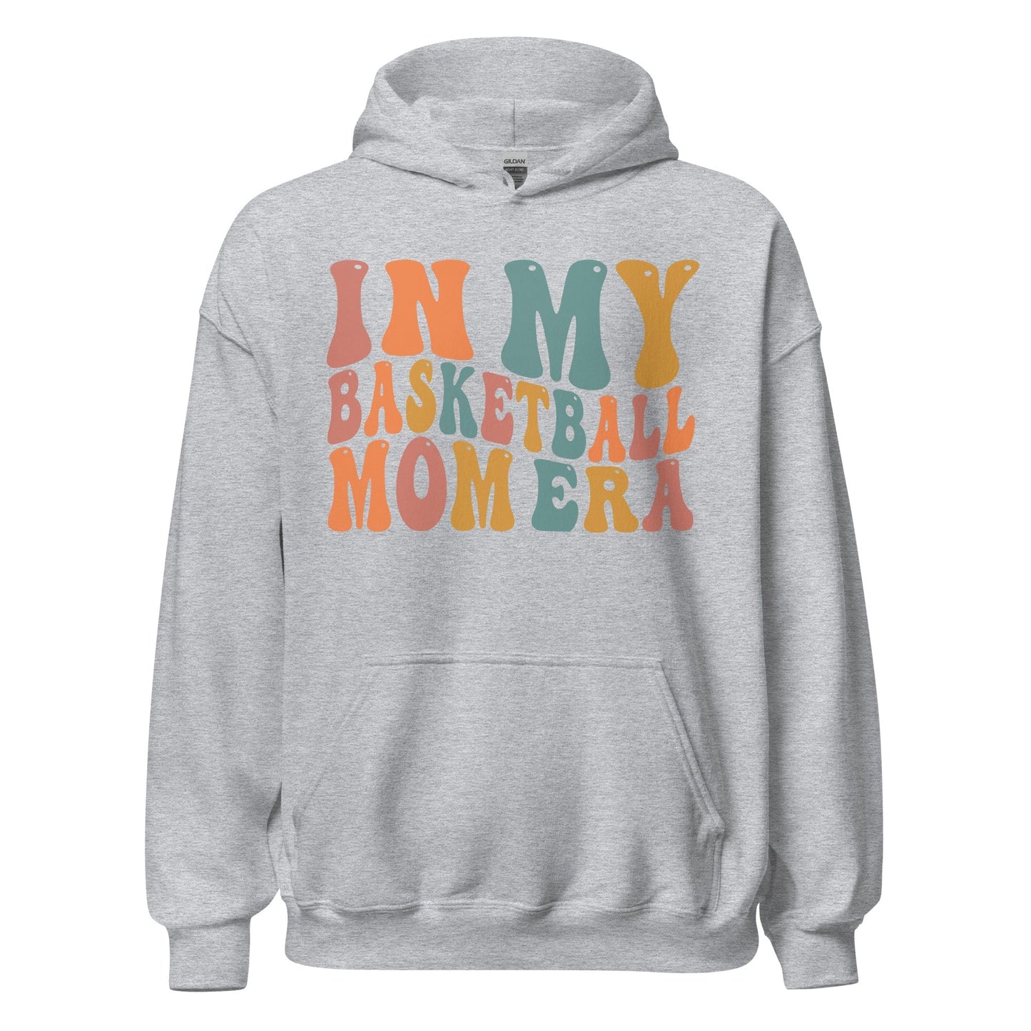 In My Basketball Mom Era Hoodie (Colorful) Sport Grey / S Spirit Gear Collective
