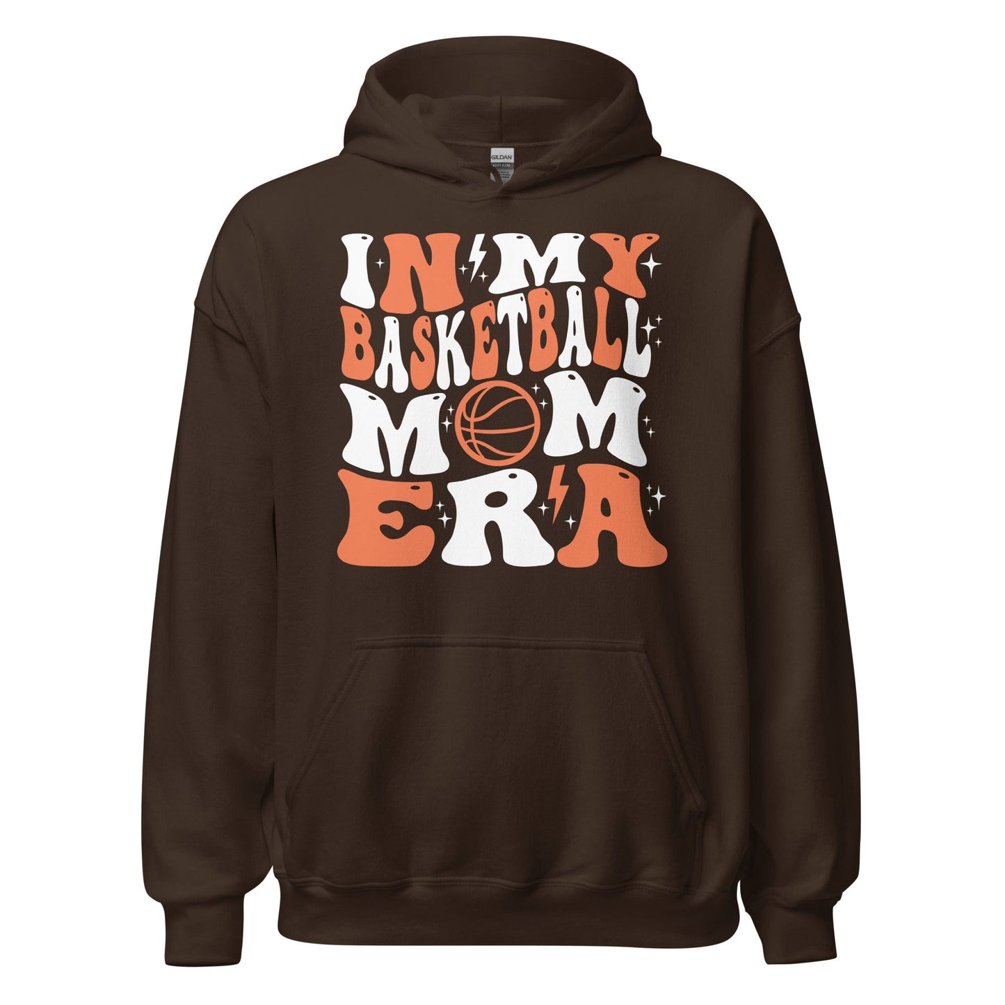 In My Basketball Mom Era Hoodie Dark Chocolate / S Spirit Gear Collective Hoodie