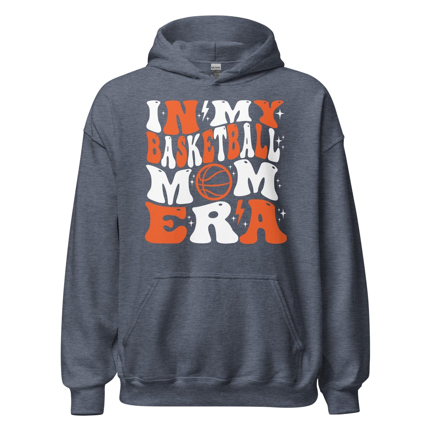 In My Basketball Mom Era Hoodie Heather Sport Dark Navy / S Spirit Gear Collective Hoodie