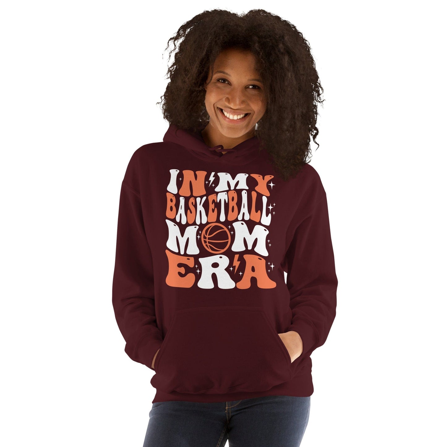 In My Basketball Mom Era Hoodie Spirit Gear Collective Hoodie