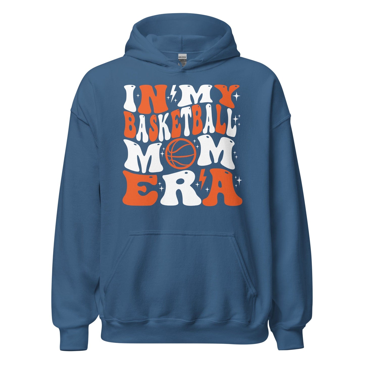 In My Basketball Mom Era Hoodie Indigo Blue / S Spirit Gear Collective Hoodie