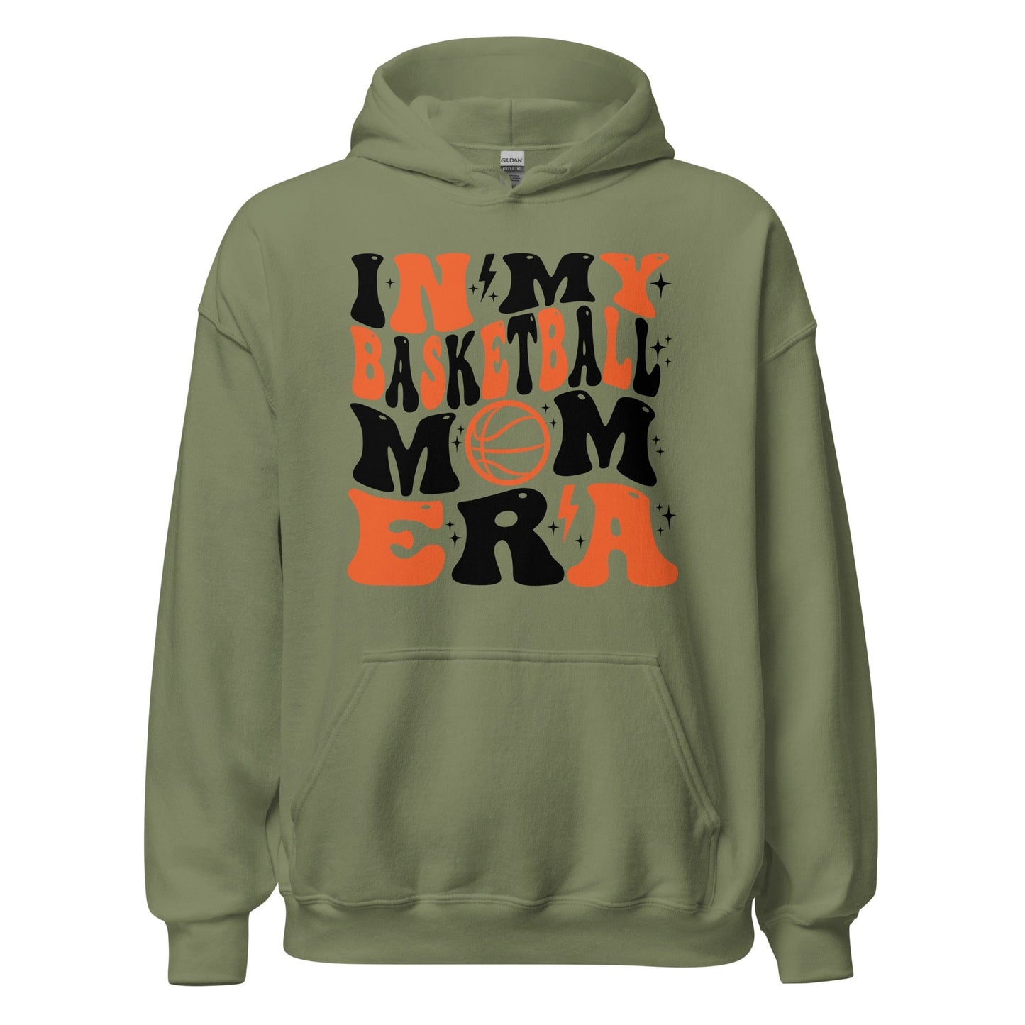 In My Basketball Mom Era Hoodie Military Green / S Spirit Gear Collective Hoodie