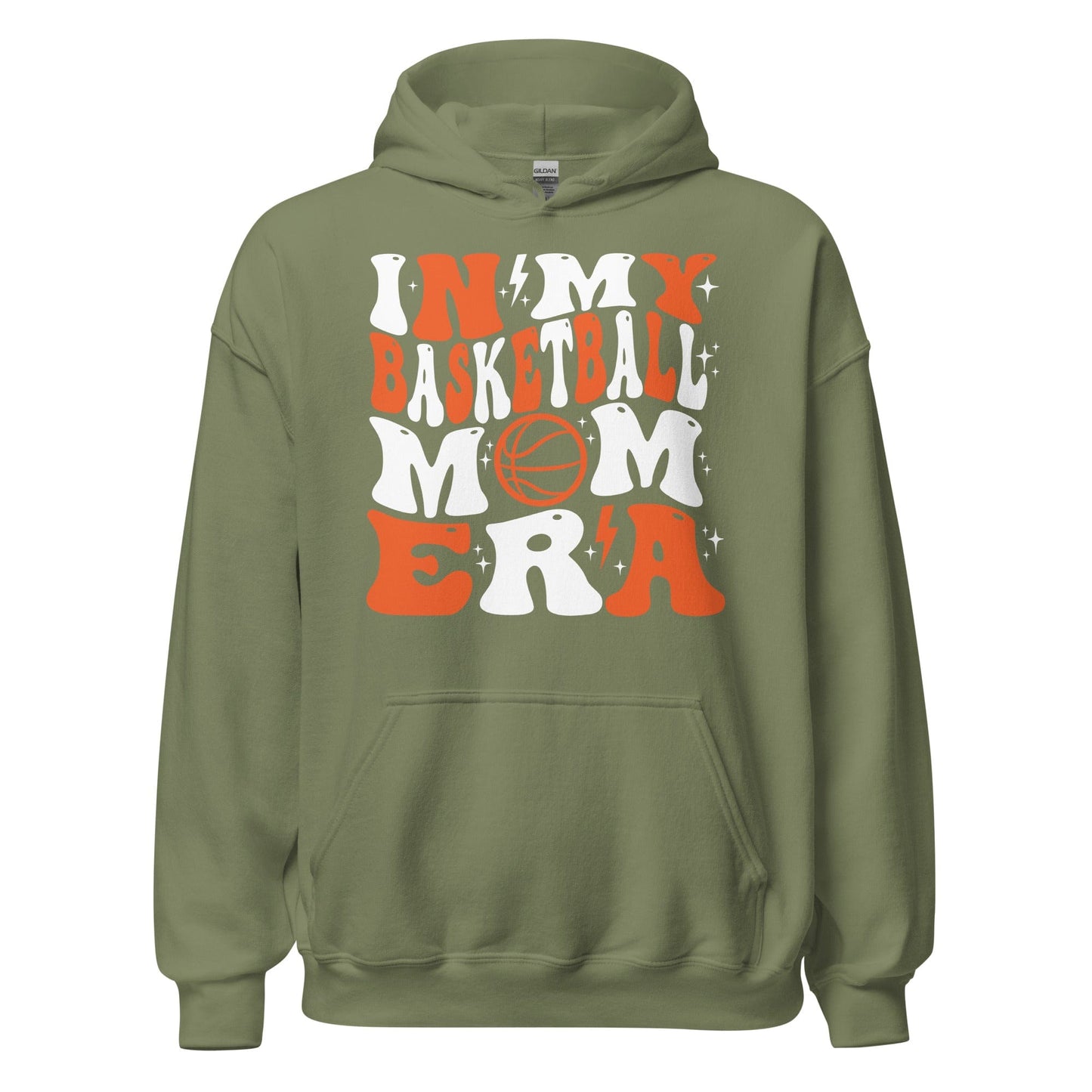 In My Basketball Mom Era Hoodie Military Green / S Spirit Gear Collective Hoodie