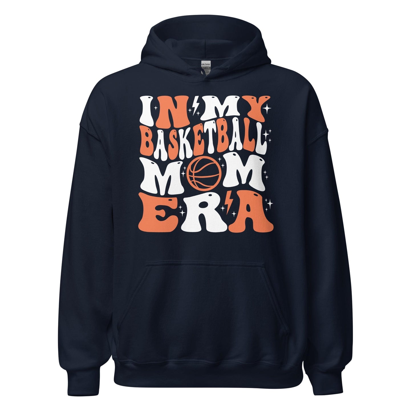 In My Basketball Mom Era Hoodie Navy / S Spirit Gear Collective Hoodie