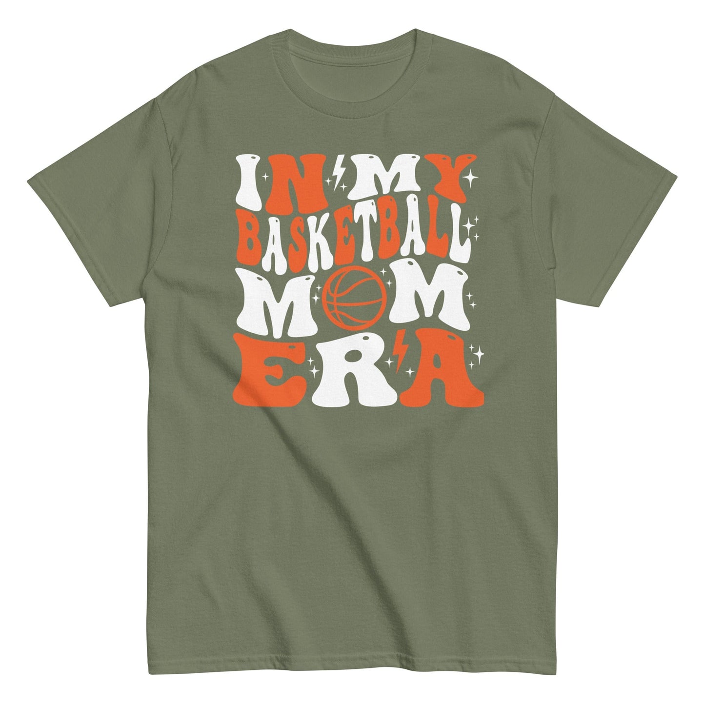 In My Basketball Mom Era Shirt Military Green / S Spirit Gear Collective T-Shirt