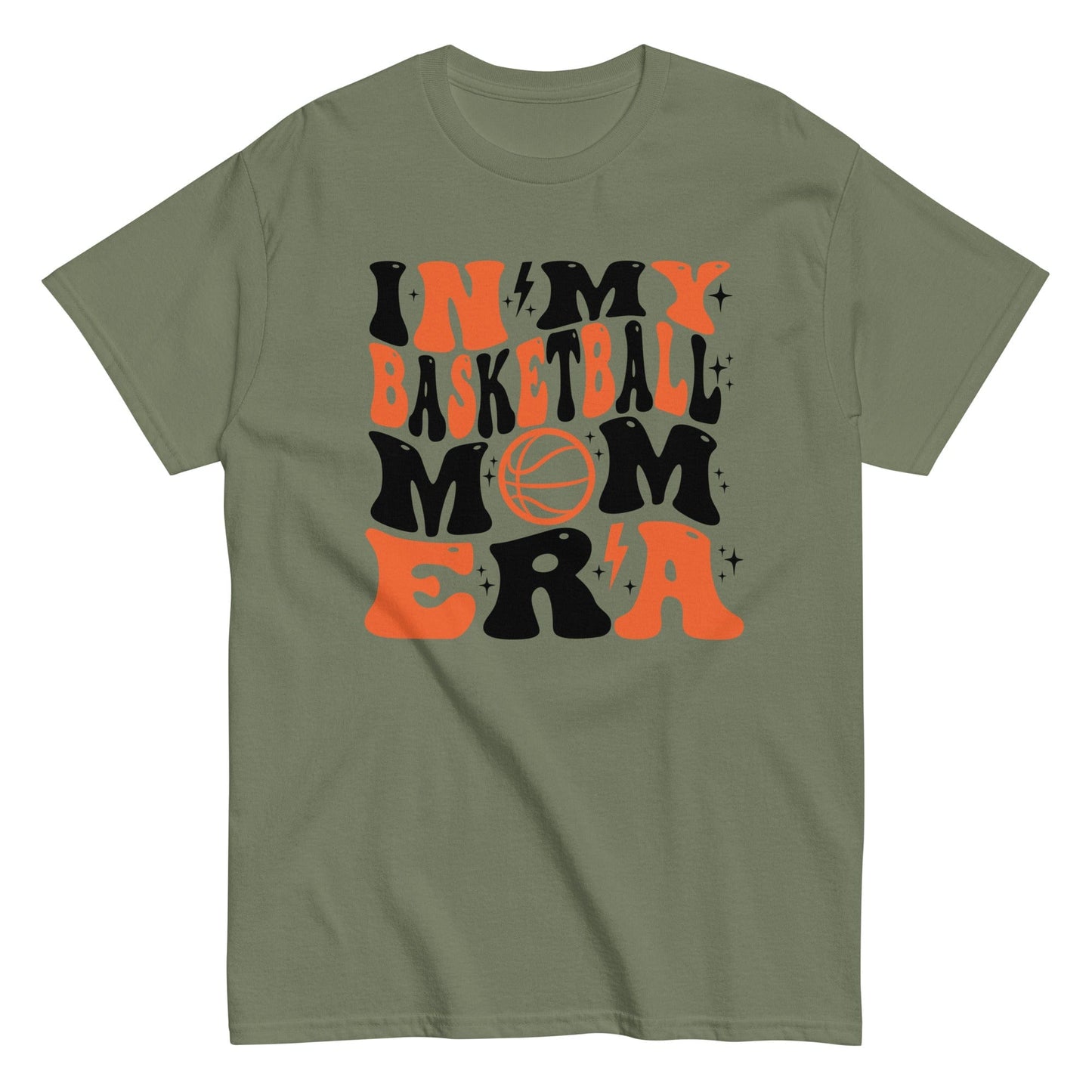 In My Basketball Mom Era Shirt Military Green / S Spirit Gear Collective T-Shirt