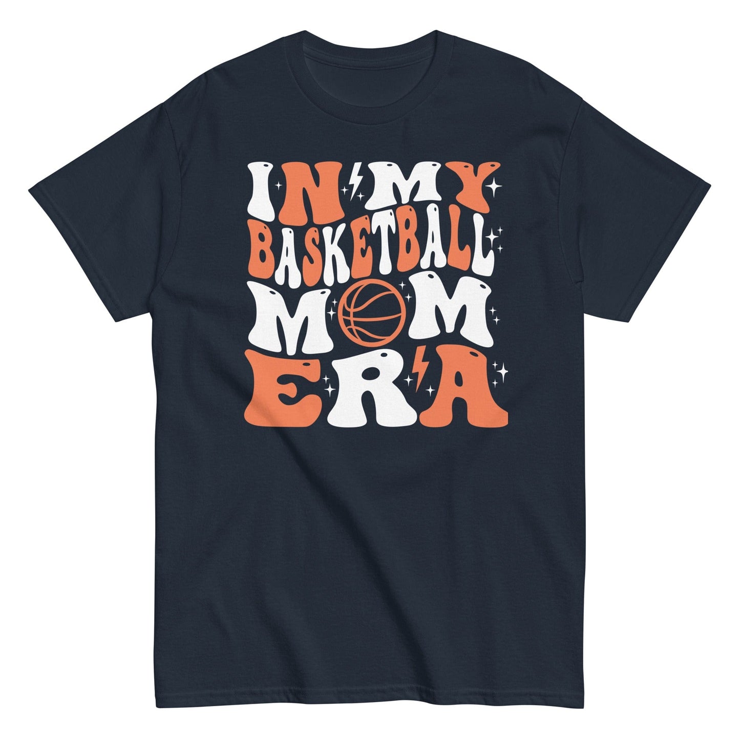 In My Basketball Mom Era Shirt Navy / S Spirit Gear Collective T-Shirt