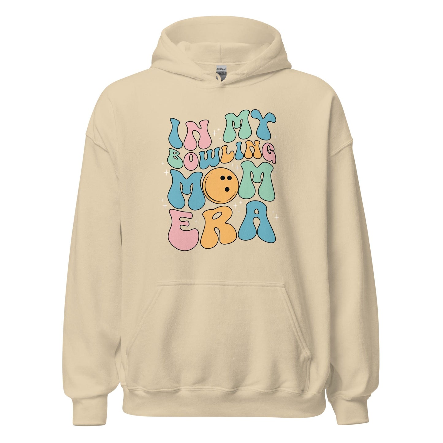 In My Bowling Mom Era Hoodie Sand / S Spirit Gear Collective Hoodie