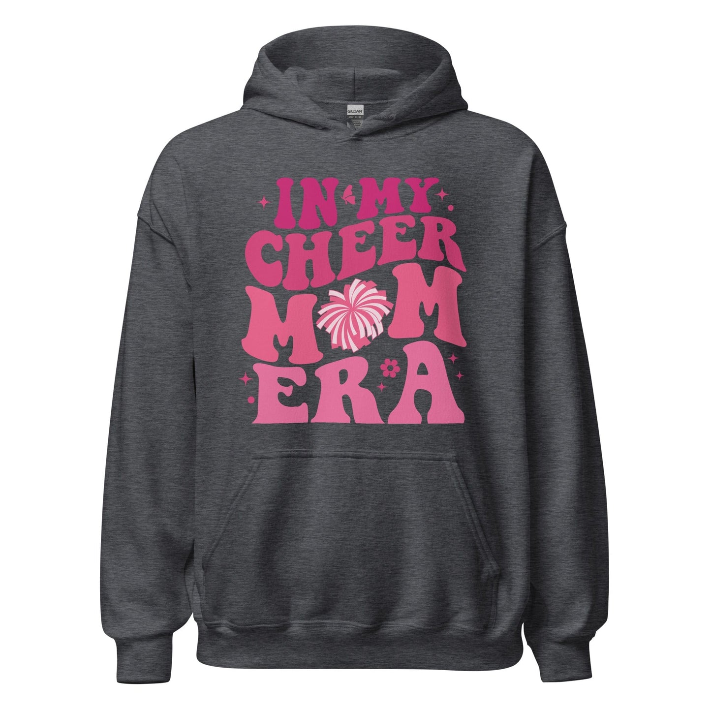 In My Cheer Mom Era Hoodie Dark Heather / S Spirit Gear Collective Hoodie