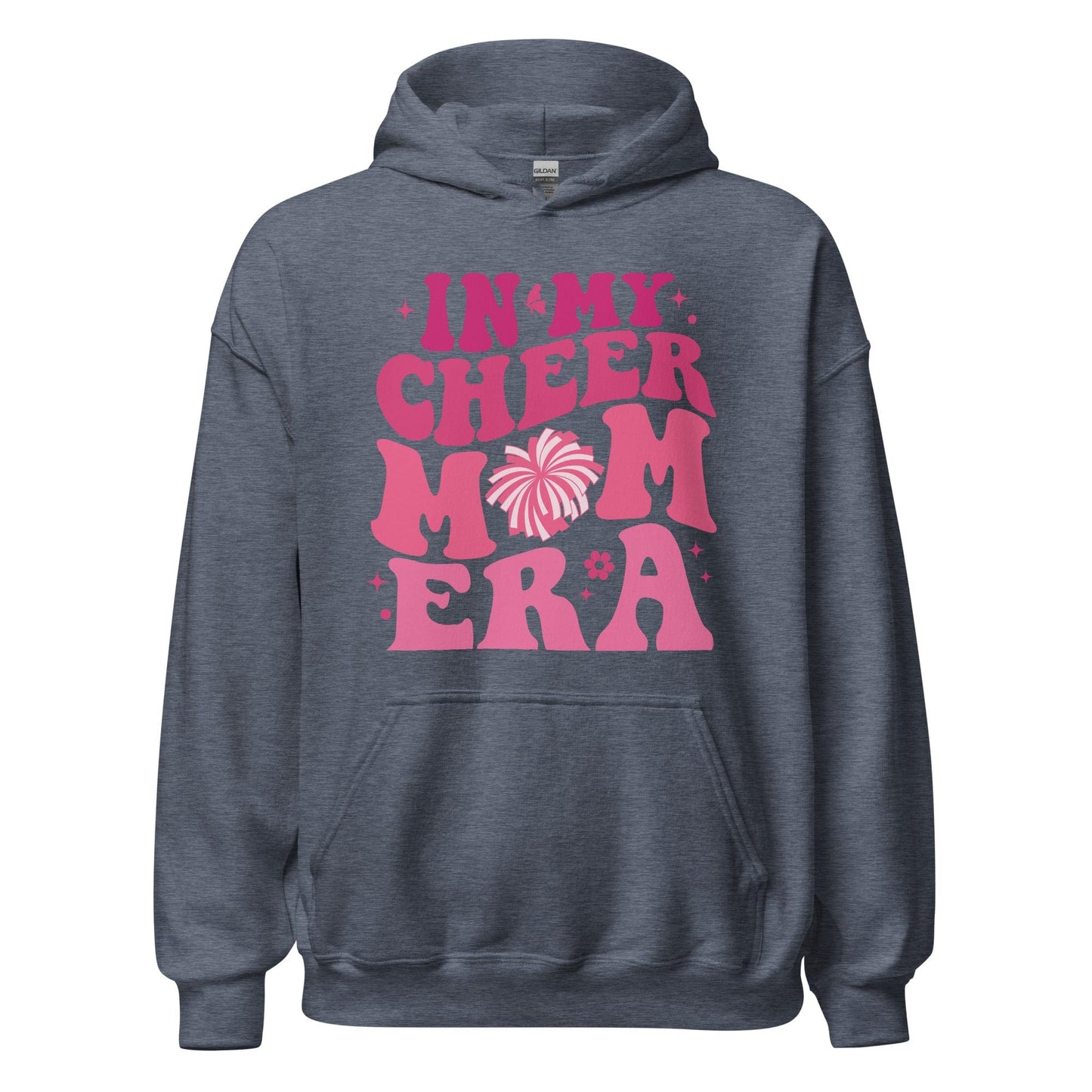 In My Cheer Mom Era Hoodie Heather Sport Dark Navy / S Spirit Gear Collective Hoodie