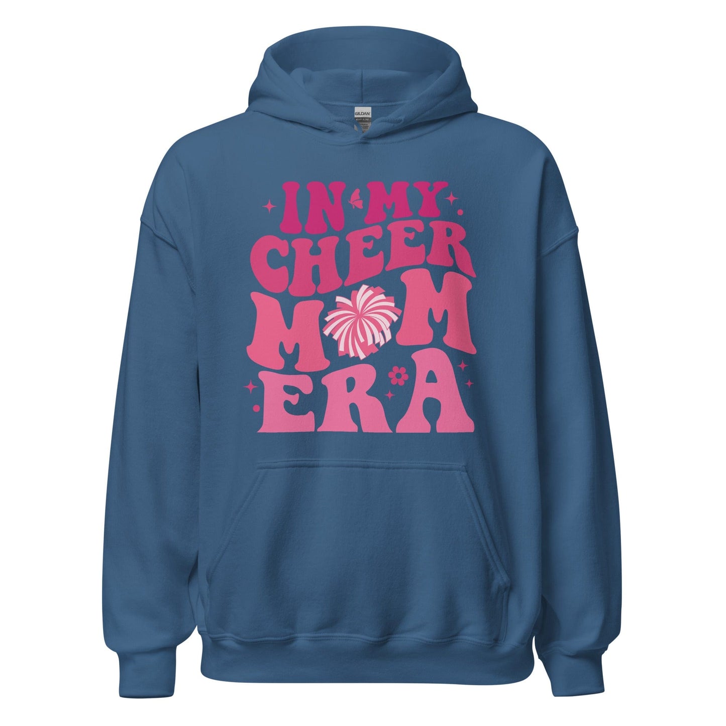 In My Cheer Mom Era Hoodie Indigo Blue / S Spirit Gear Collective Hoodie