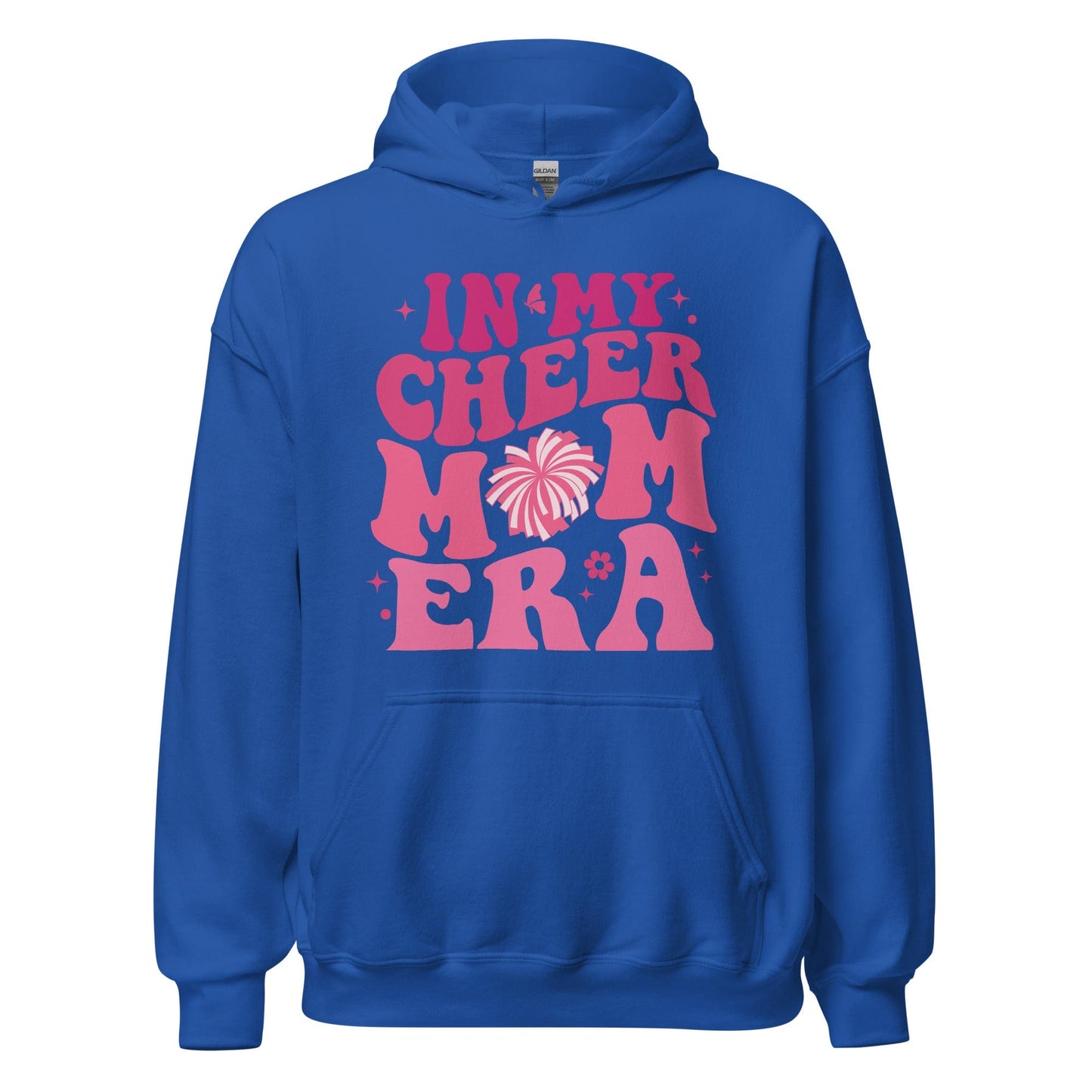 In My Cheer Mom Era Hoodie Royal / S Spirit Gear Collective Hoodie