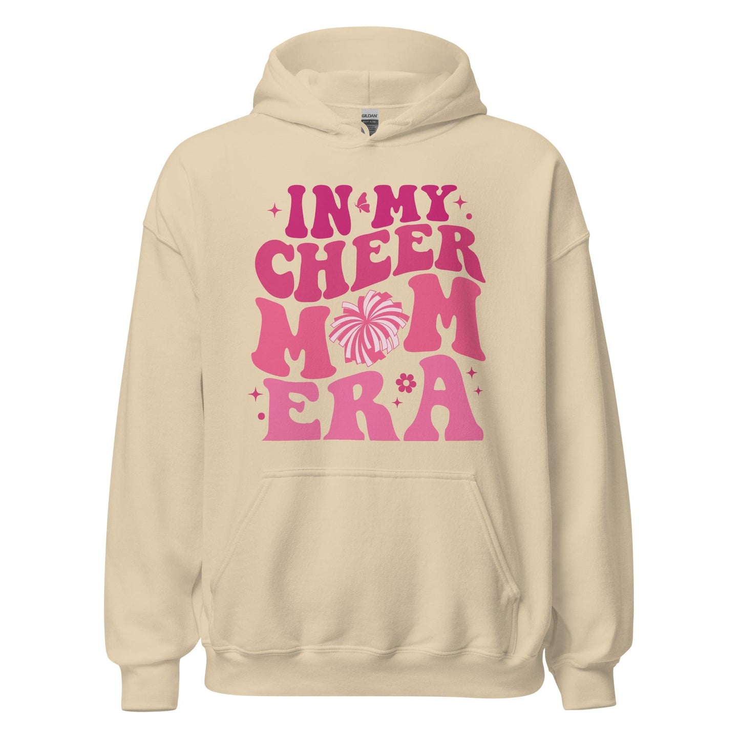 In My Cheer Mom Era Hoodie Sand / S Spirit Gear Collective Hoodie