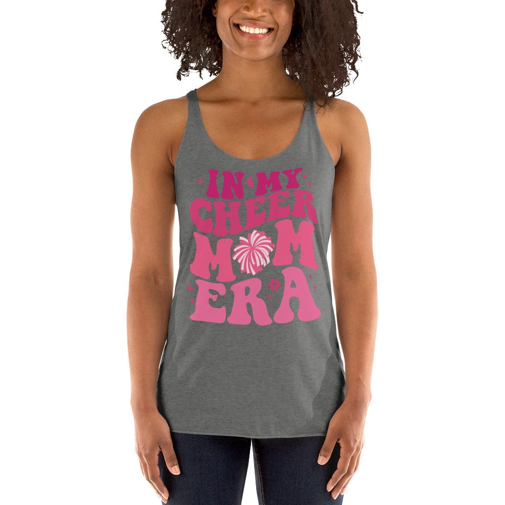 In My Cheer Mom Era Tank Top – Cute Cheer Mom Racerback Tee Spirit Gear Collective tank top