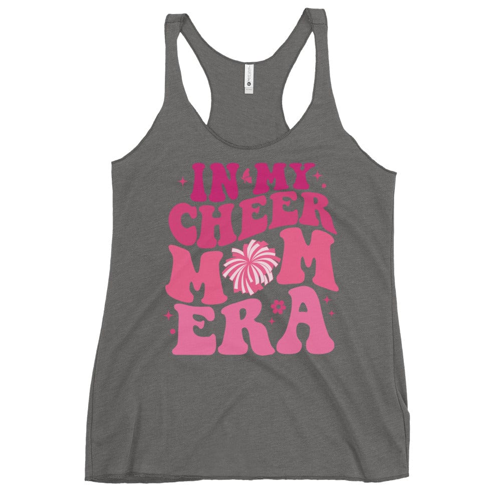 In My Cheer Mom Era Tank Top – Cute Cheer Mom Racerback Tee Premium Heather / XS Spirit Gear Collective tank top