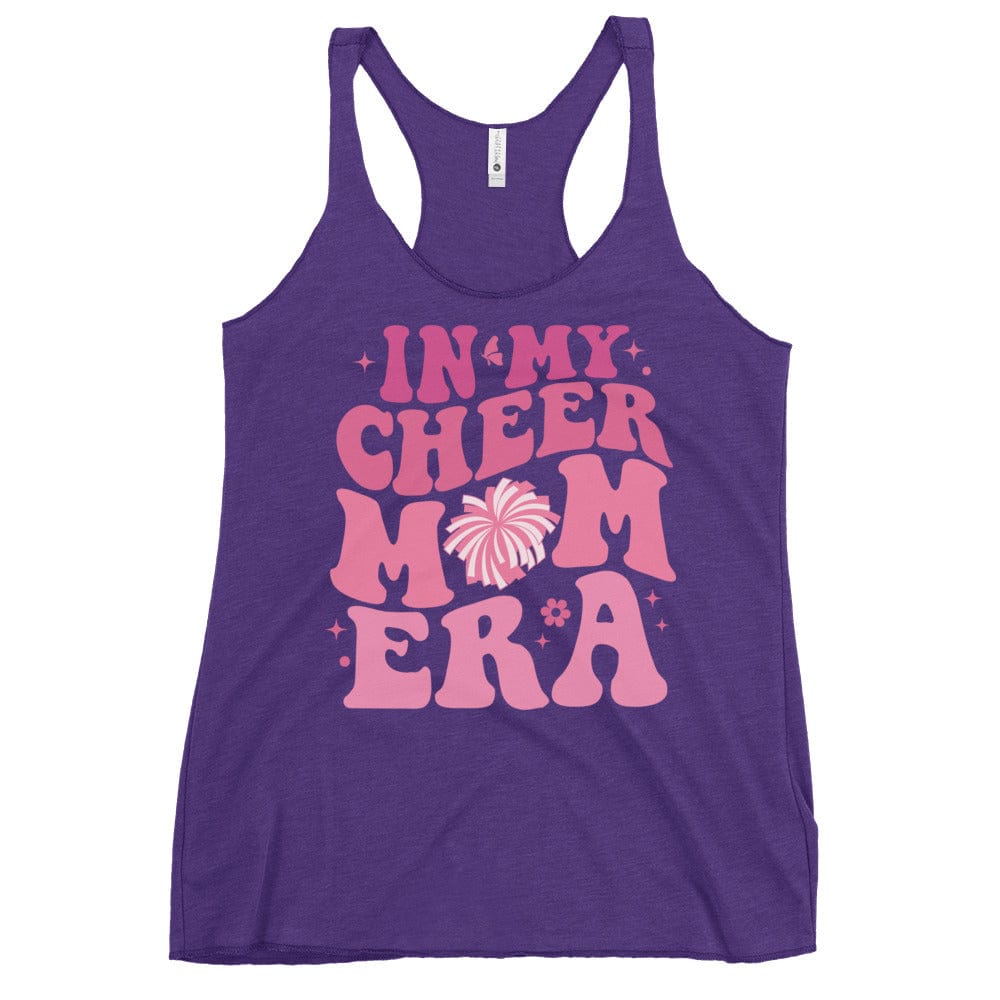 In My Cheer Mom Era Tank Top – Cute Cheer Mom Racerback Tee Purple Rush / XS Spirit Gear Collective tank top