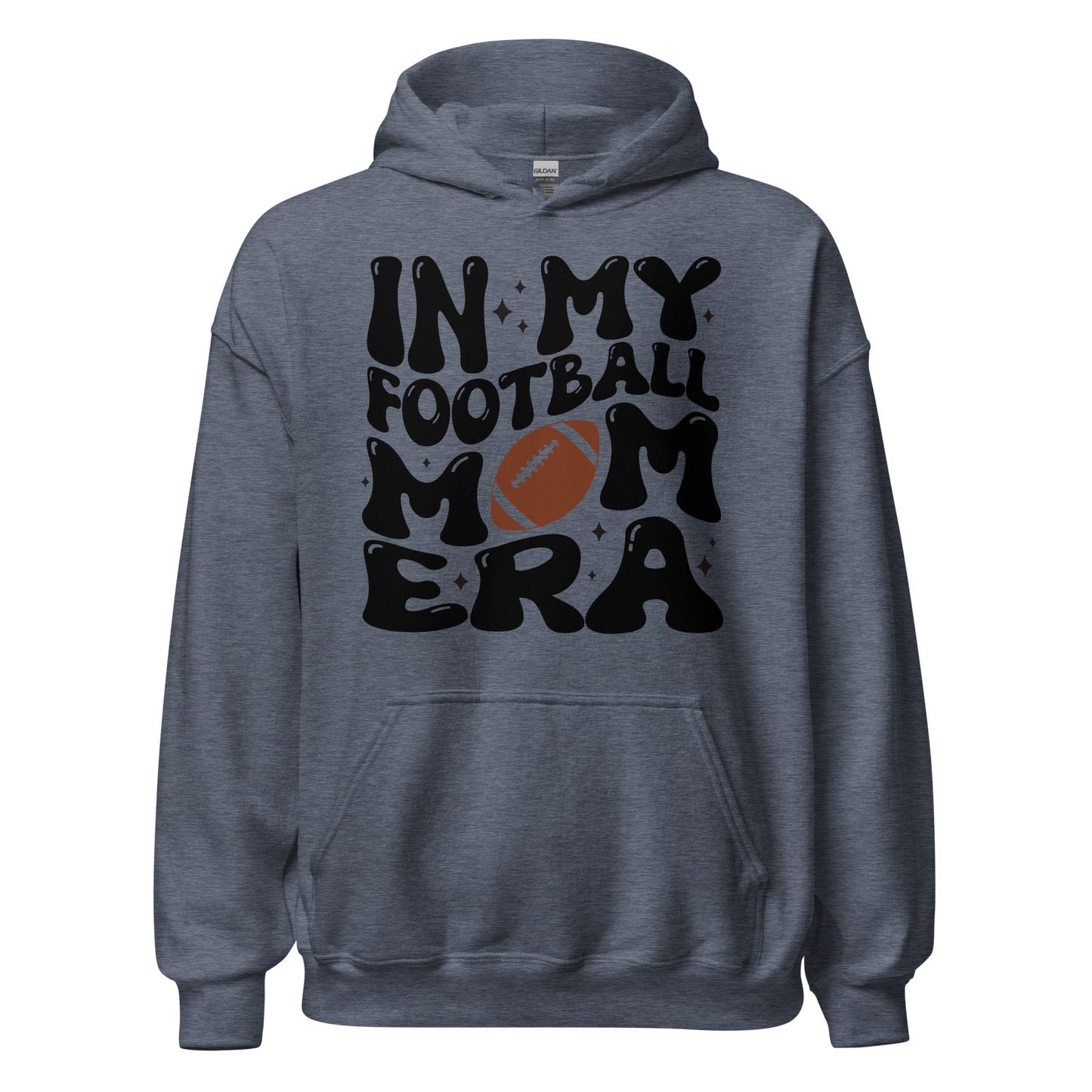 In My Football Mom Era Hoodie Heather Sport Dark Navy / S Spirit Gear Collective Hoodie